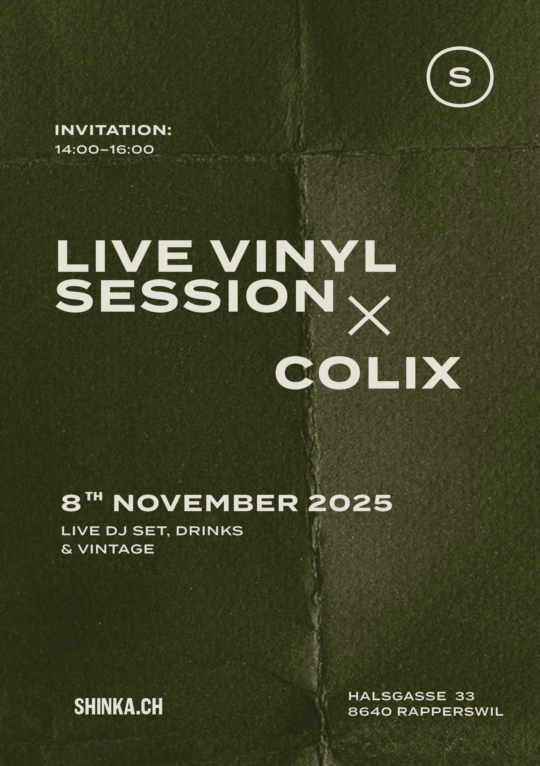 Live Vinyl-Session x Colix - Shinka