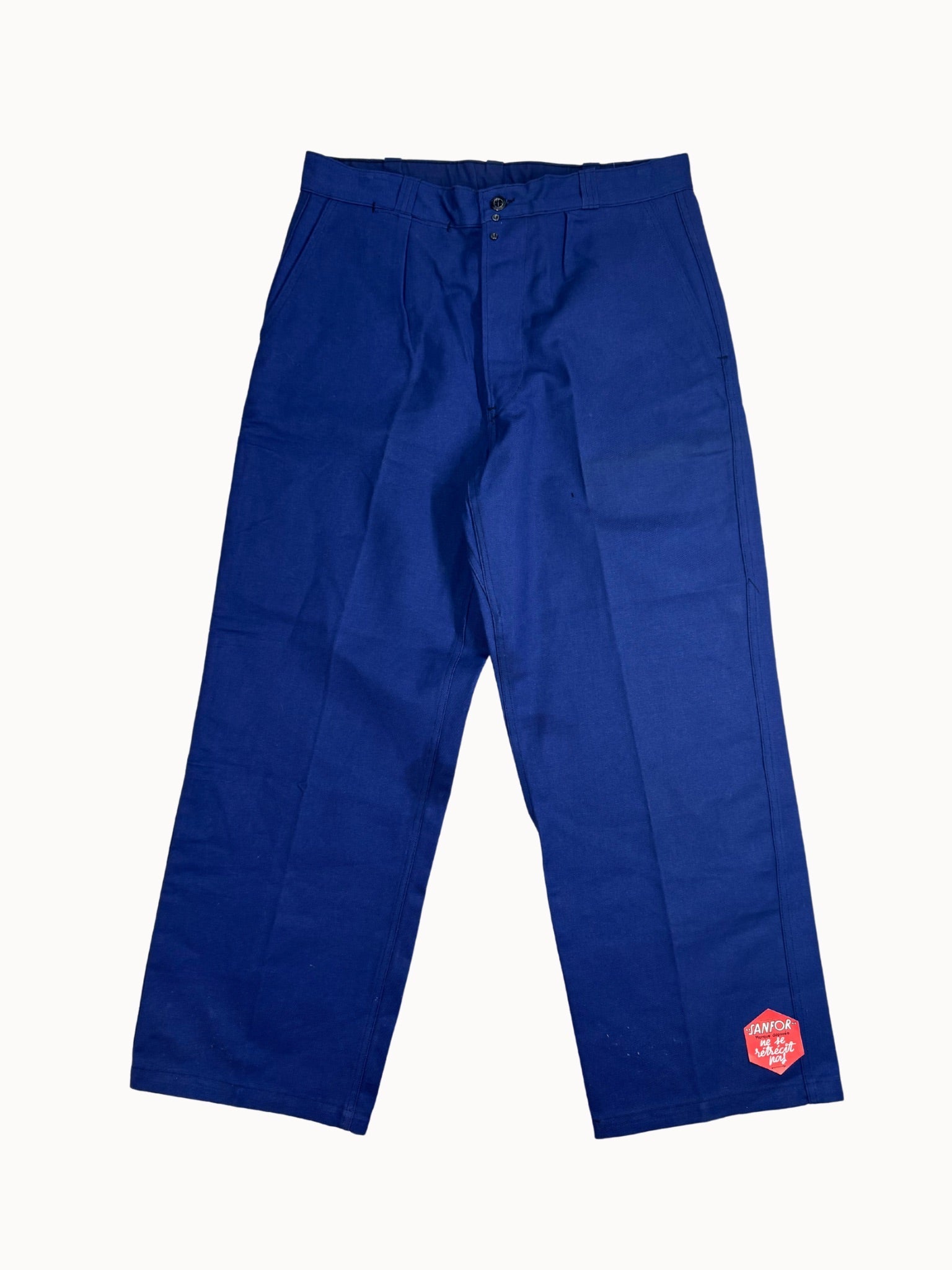 1950s Deadstock French Workwear Pants (W33xL34) - Shinka