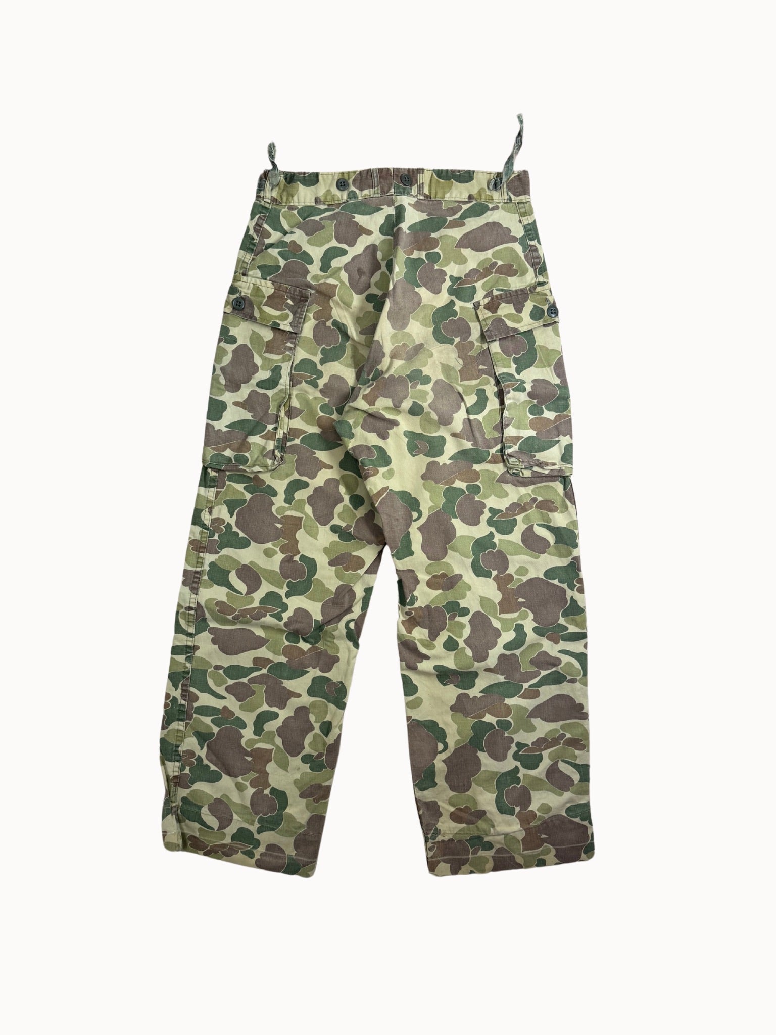 1950s Frog Skin Duck Camo Pants (31x27) - Shinka
