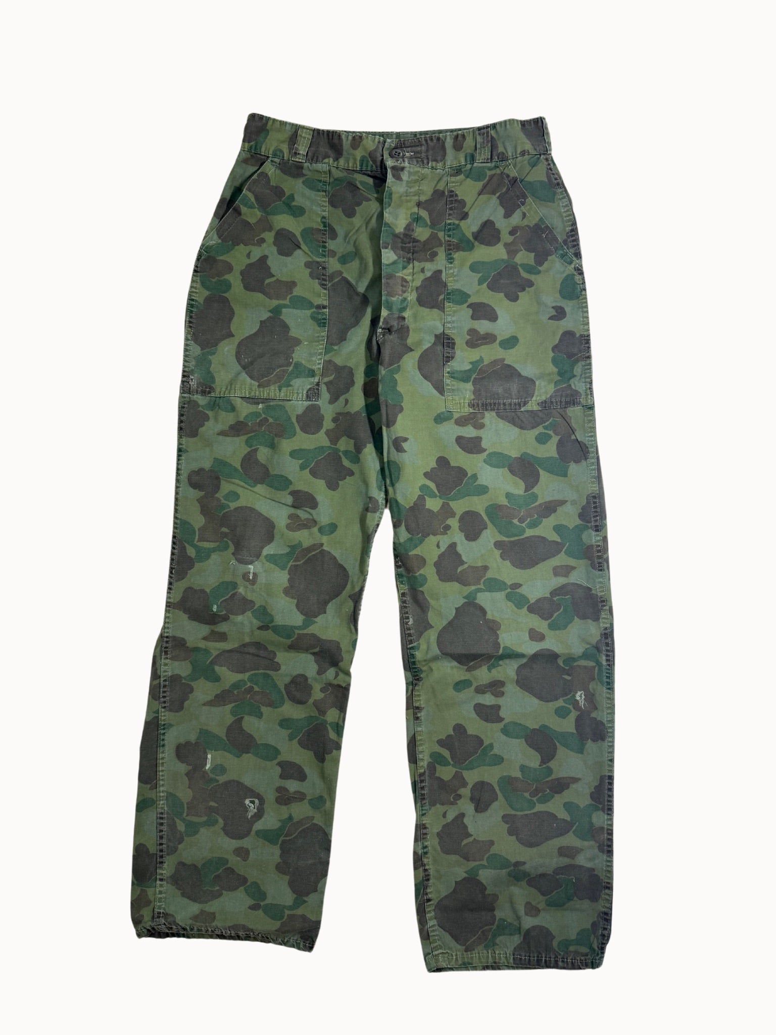 1950s Frog Skin Duck Camo Pants (W33xL29) - Shinka