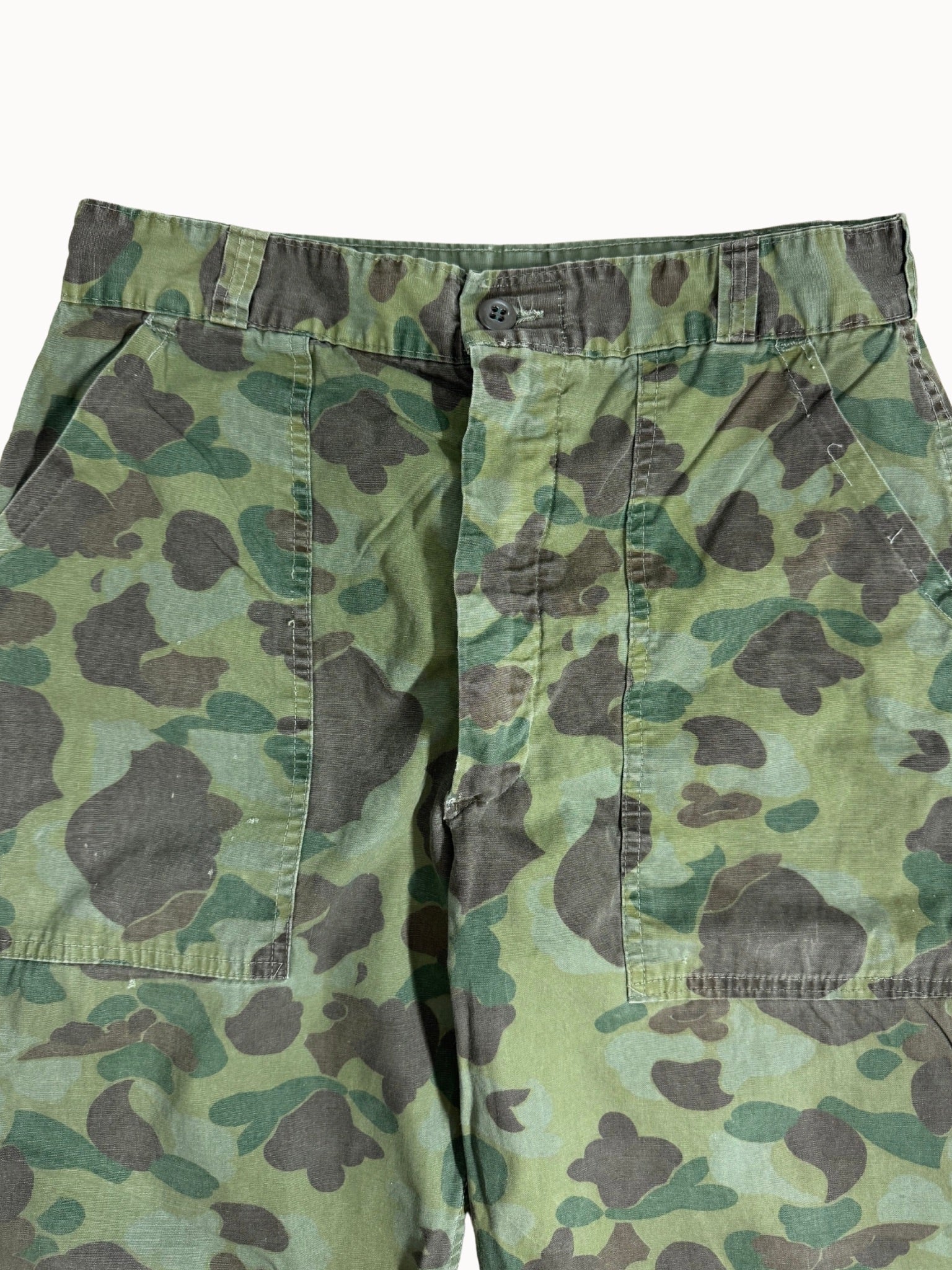 1950s Frog Skin Duck Camo Pants (W33xL29) - Shinka