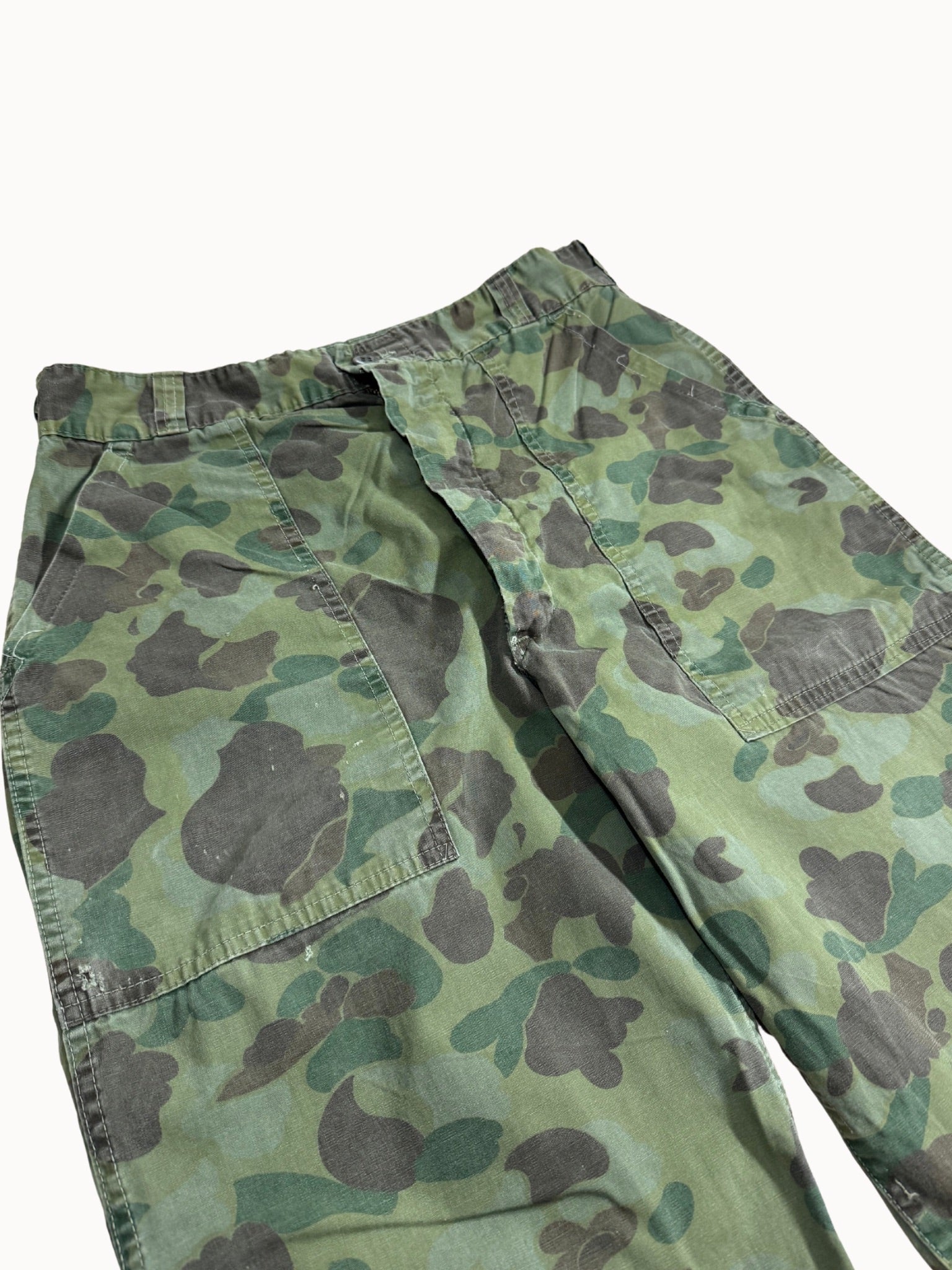 1950s Frog Skin Duck Camo Pants (W33xL29) - Shinka