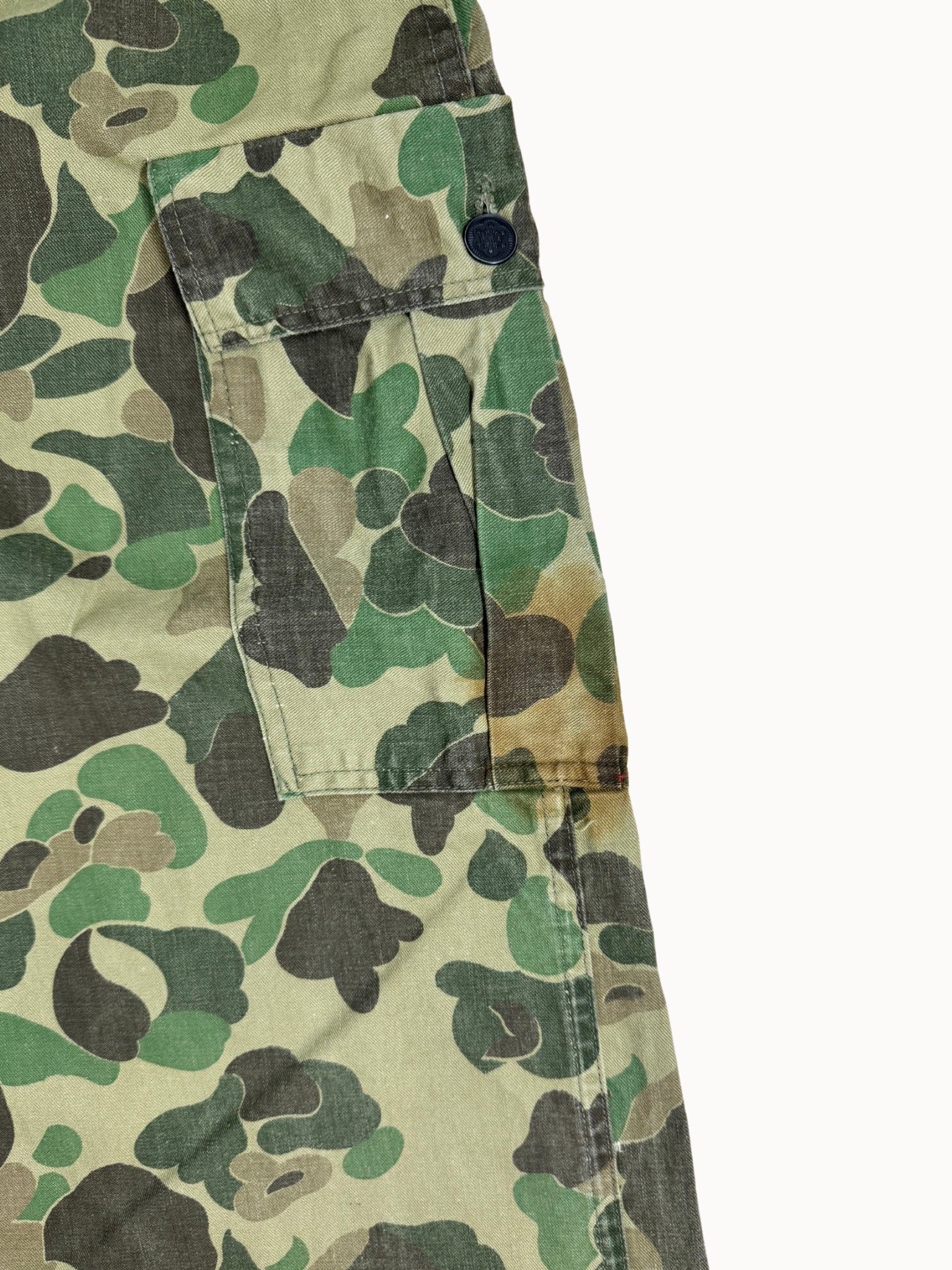 1950s Frog Skin Duck Camo Pants (W35xL32) - Shinka