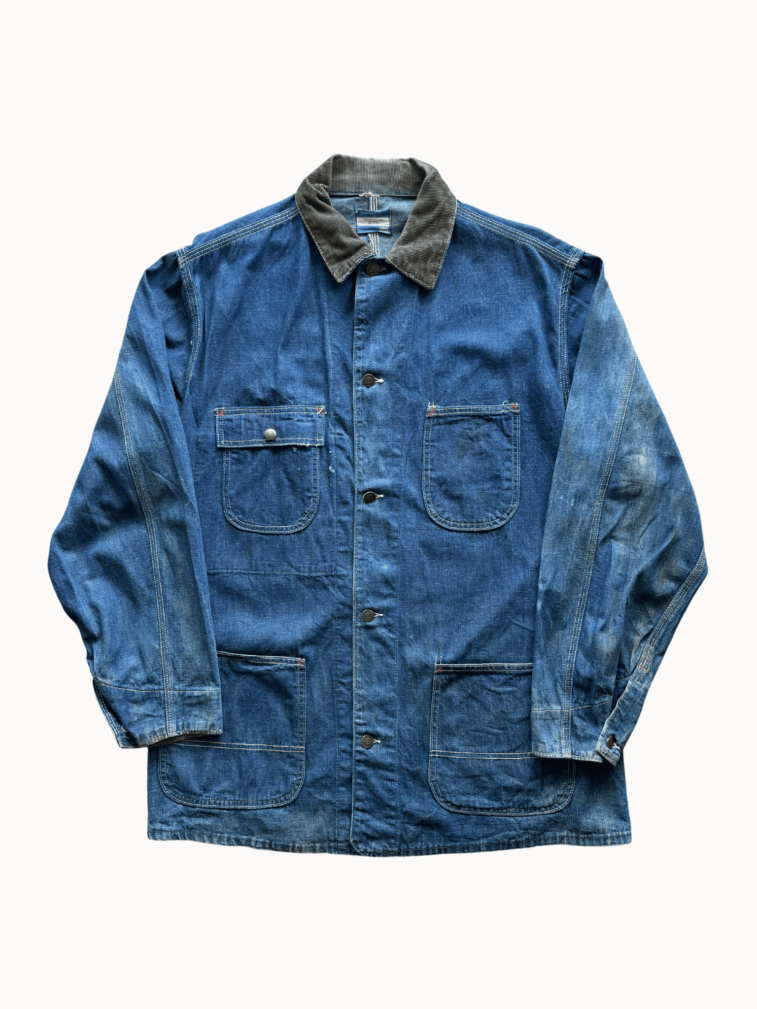 1960s Chore Denim Shirt (L/XL) - Shinka