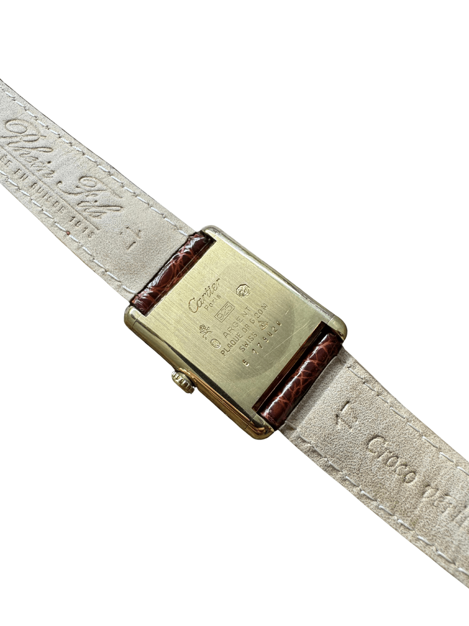 1970 Cartier Tank Must de Cartier Vermeil - Shinka