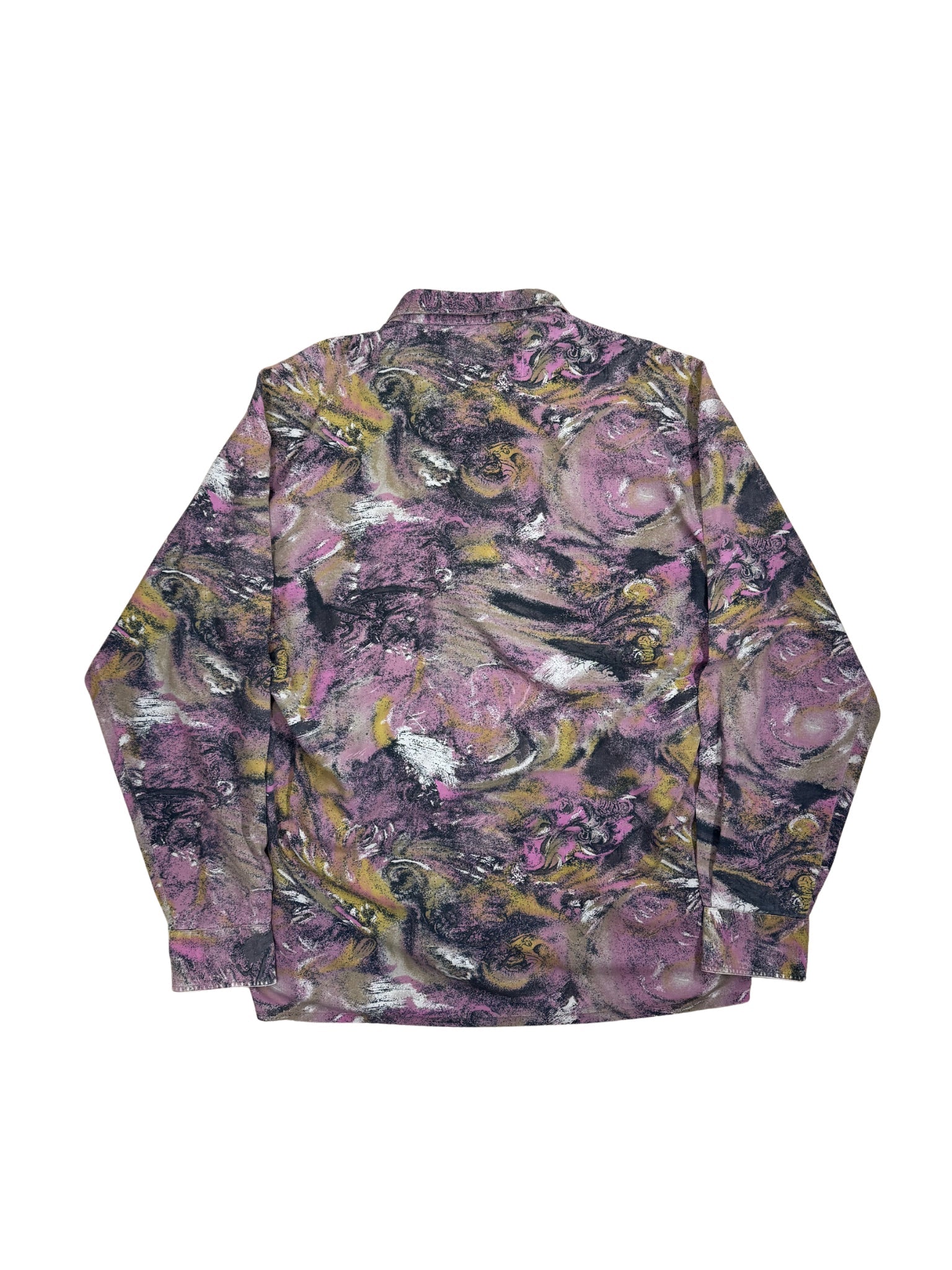 90s Abstract Art Print Shirt – Mauro Ferrini (XL) - Shinka