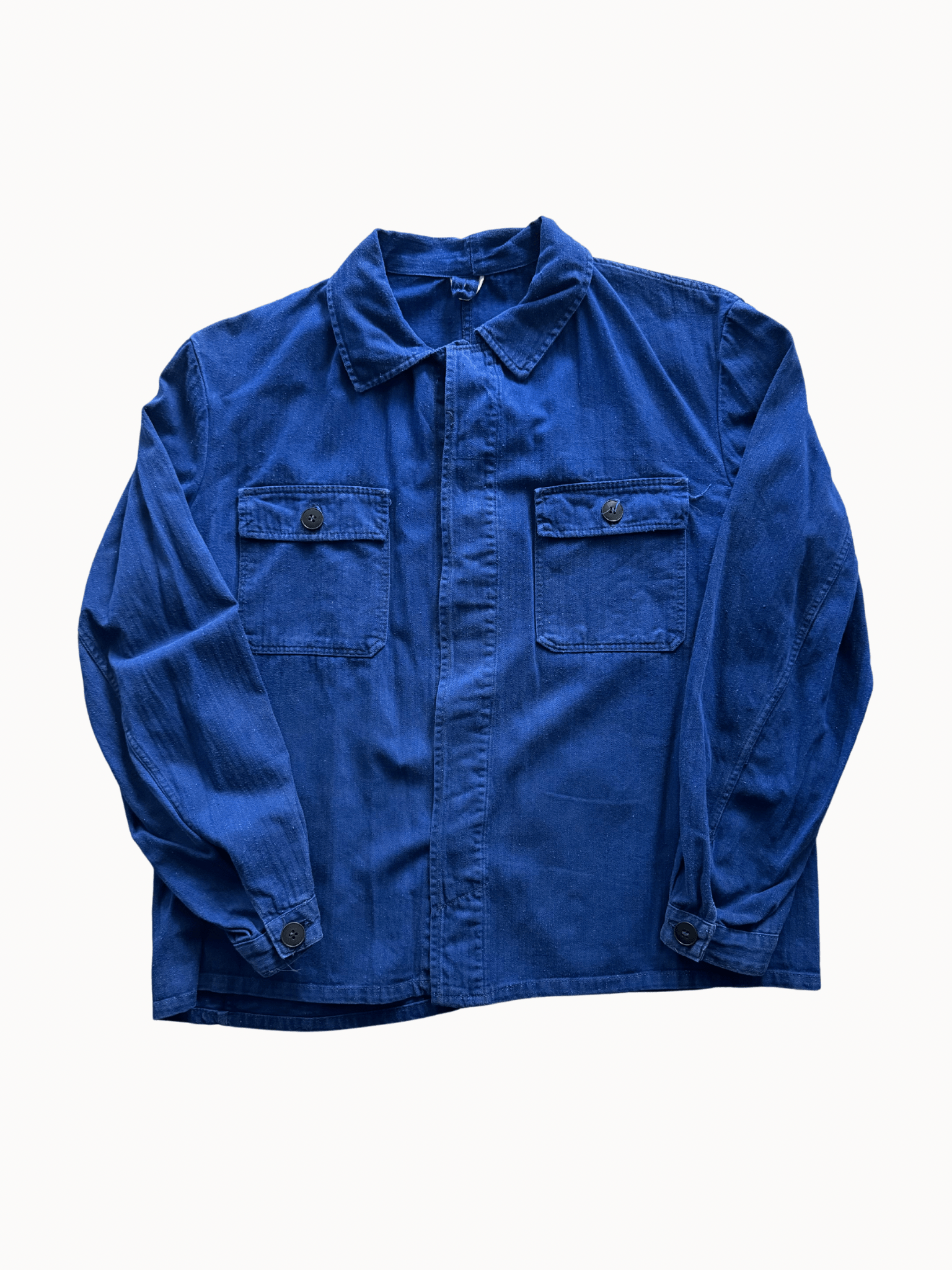 Vtg French Workwear Shirt (S)