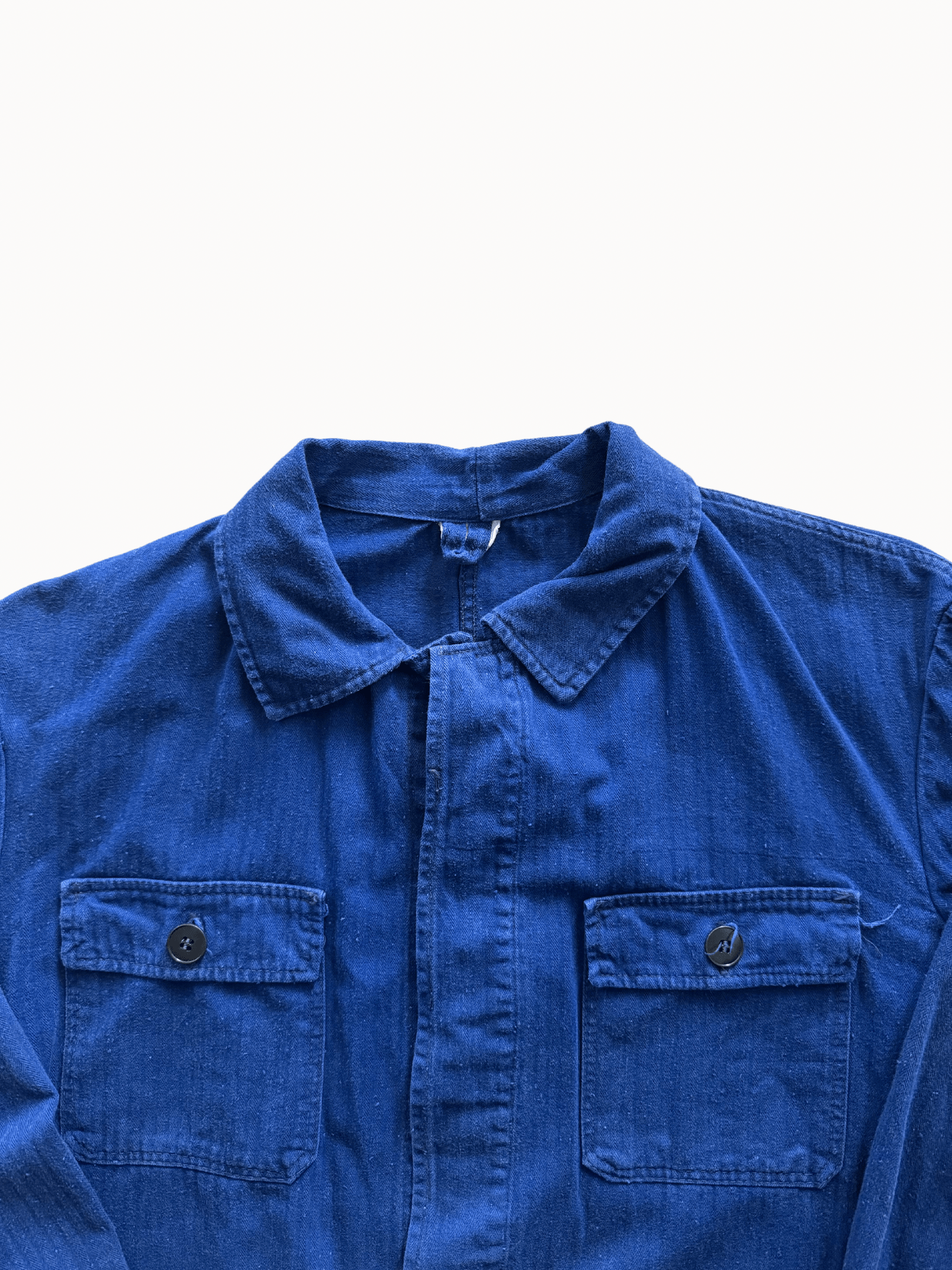 Vtg French Workwear Shirt (S)