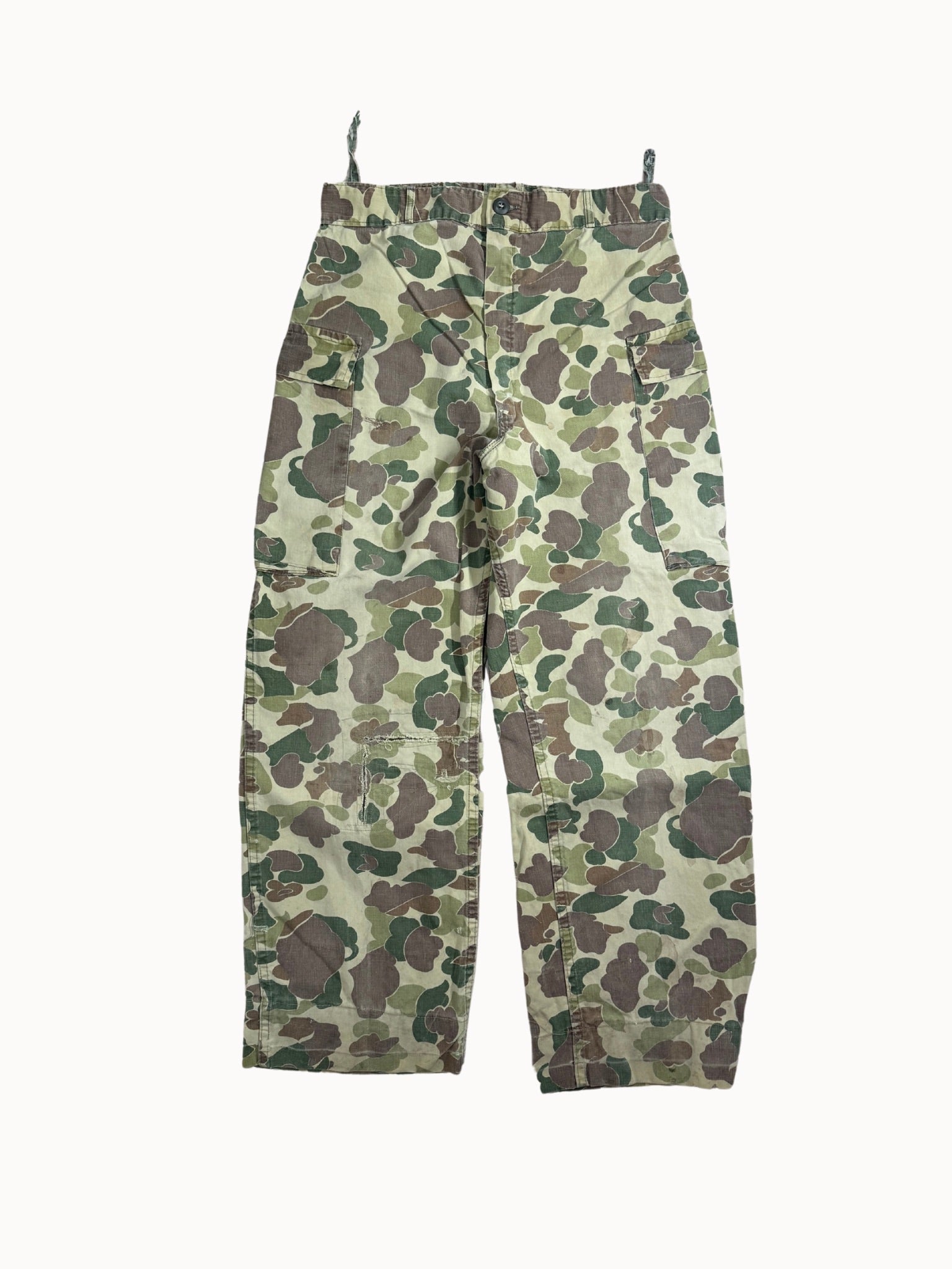 1950s Frog Skin Duck Camo Pants (31x27)
