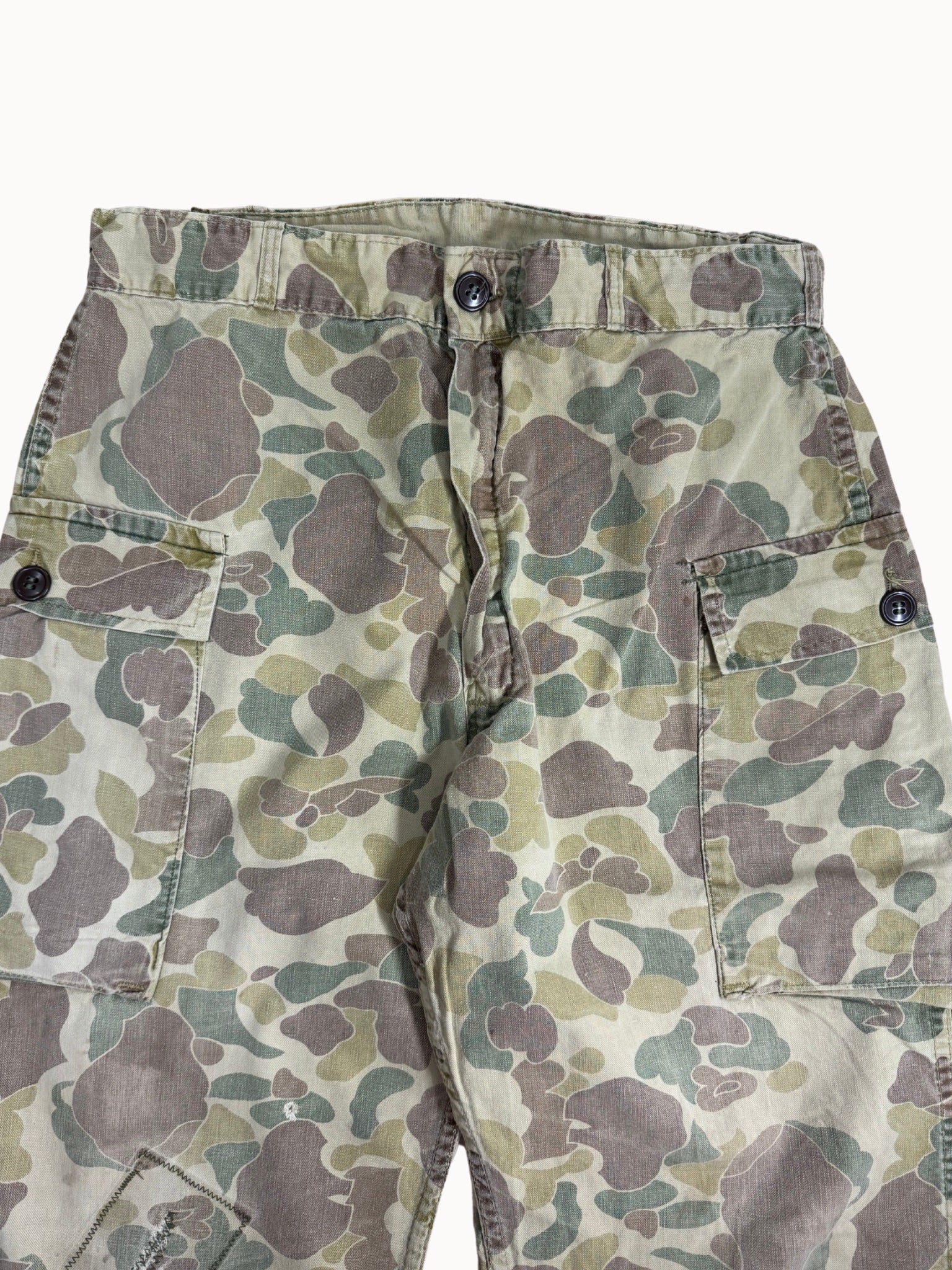 1950s Frog Skin Duck Camp Pants (W31xL29)