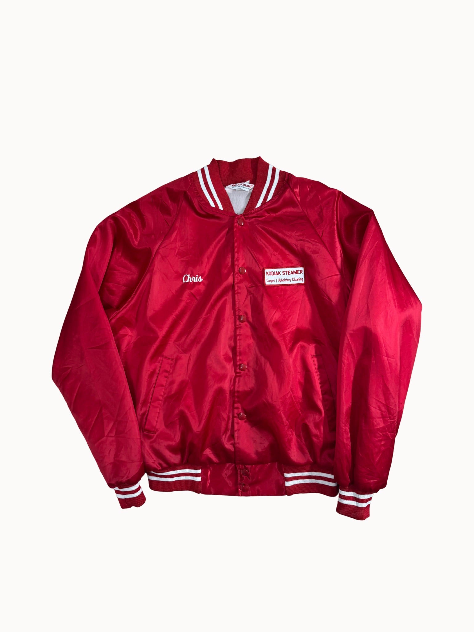 Vintage Kodiak Satin Varsity Jacket (L)