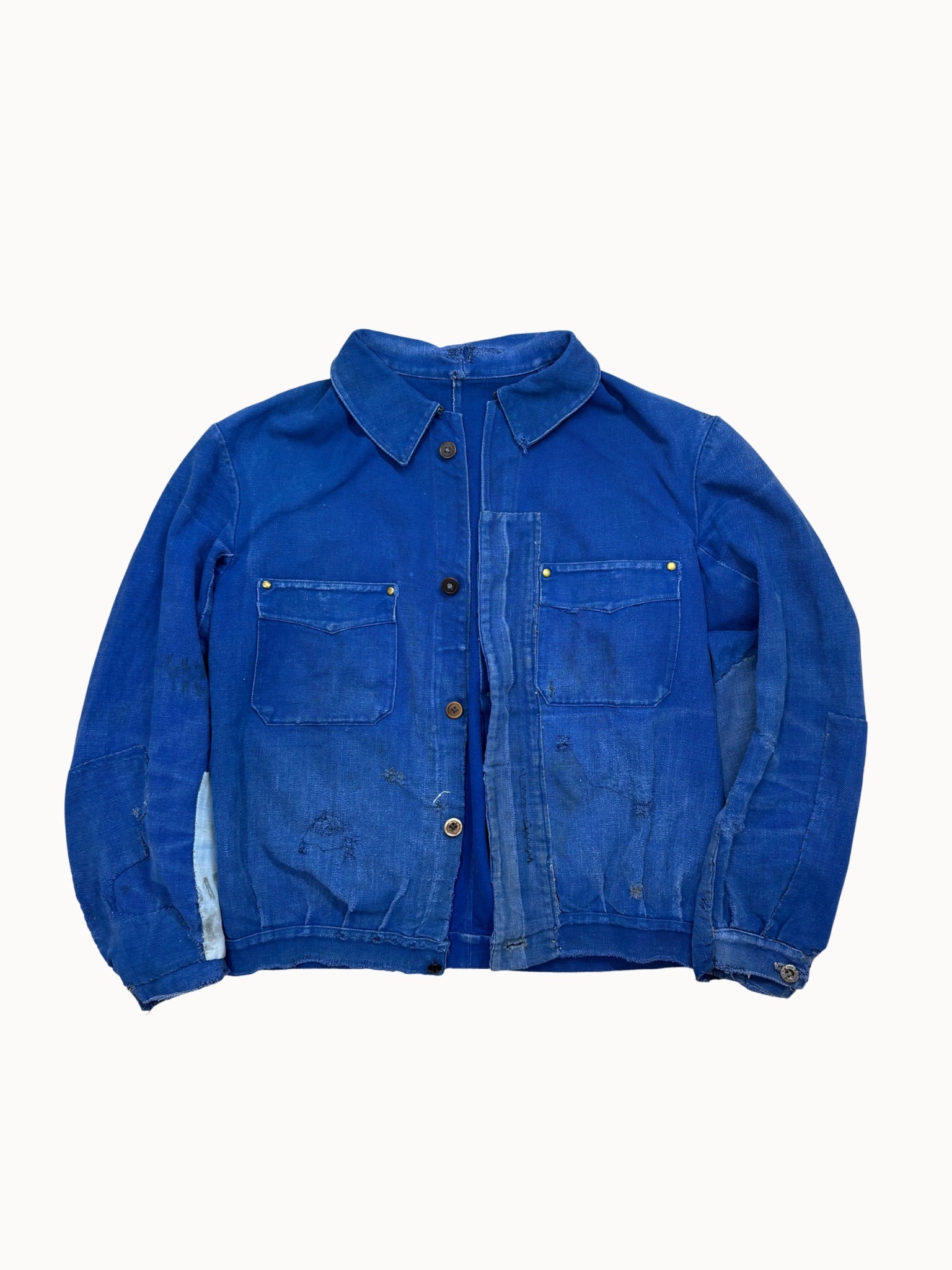 French Chore Jacket — Indigo Twill, 1930s/40s