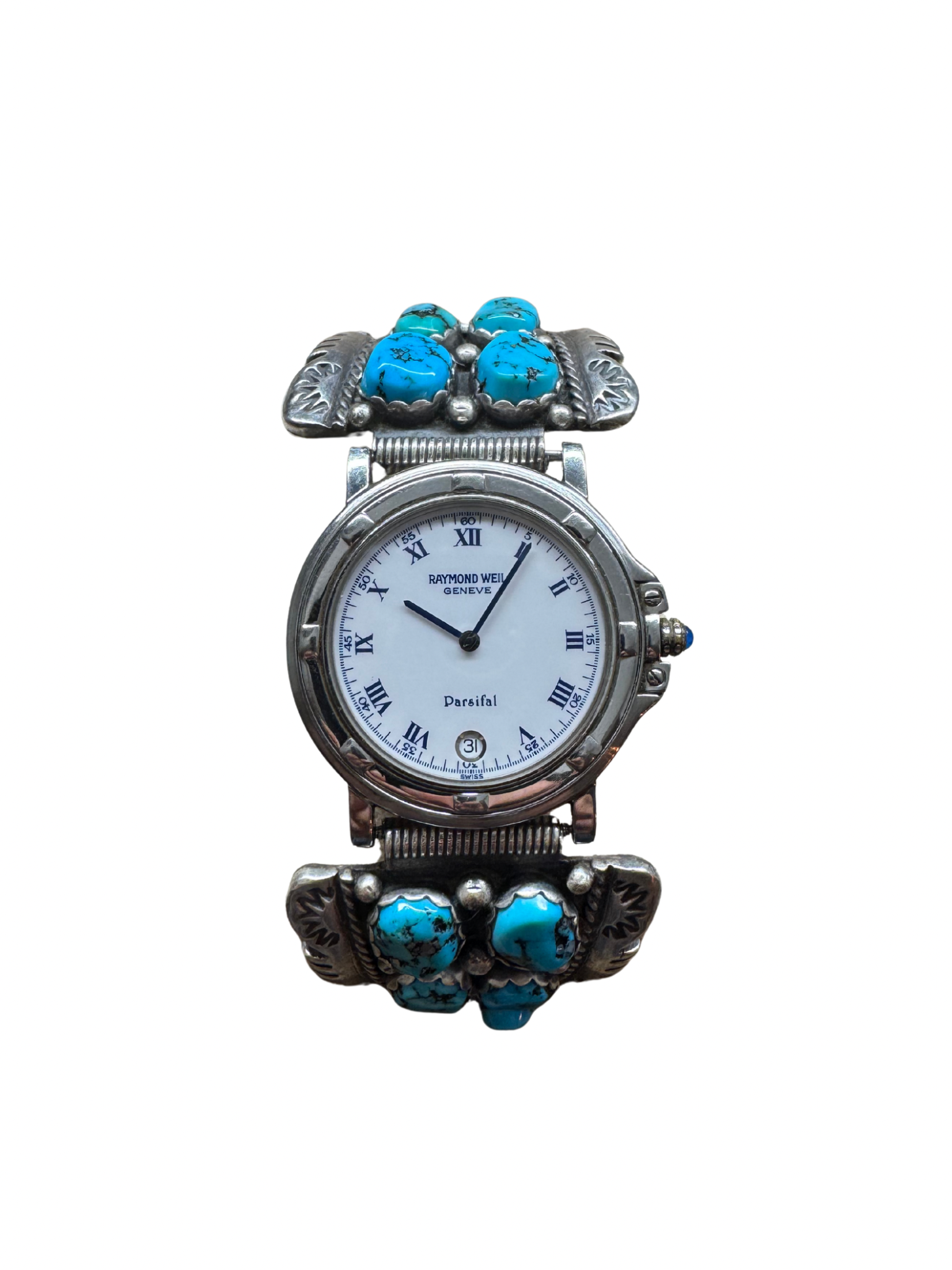 Raymond Weil “Parsifal” Native American Turquoise Cuff