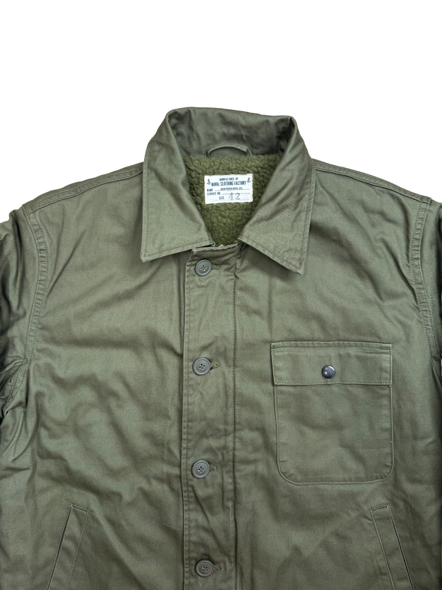 Vintage US Navy N-1 Deck Jacket (L)