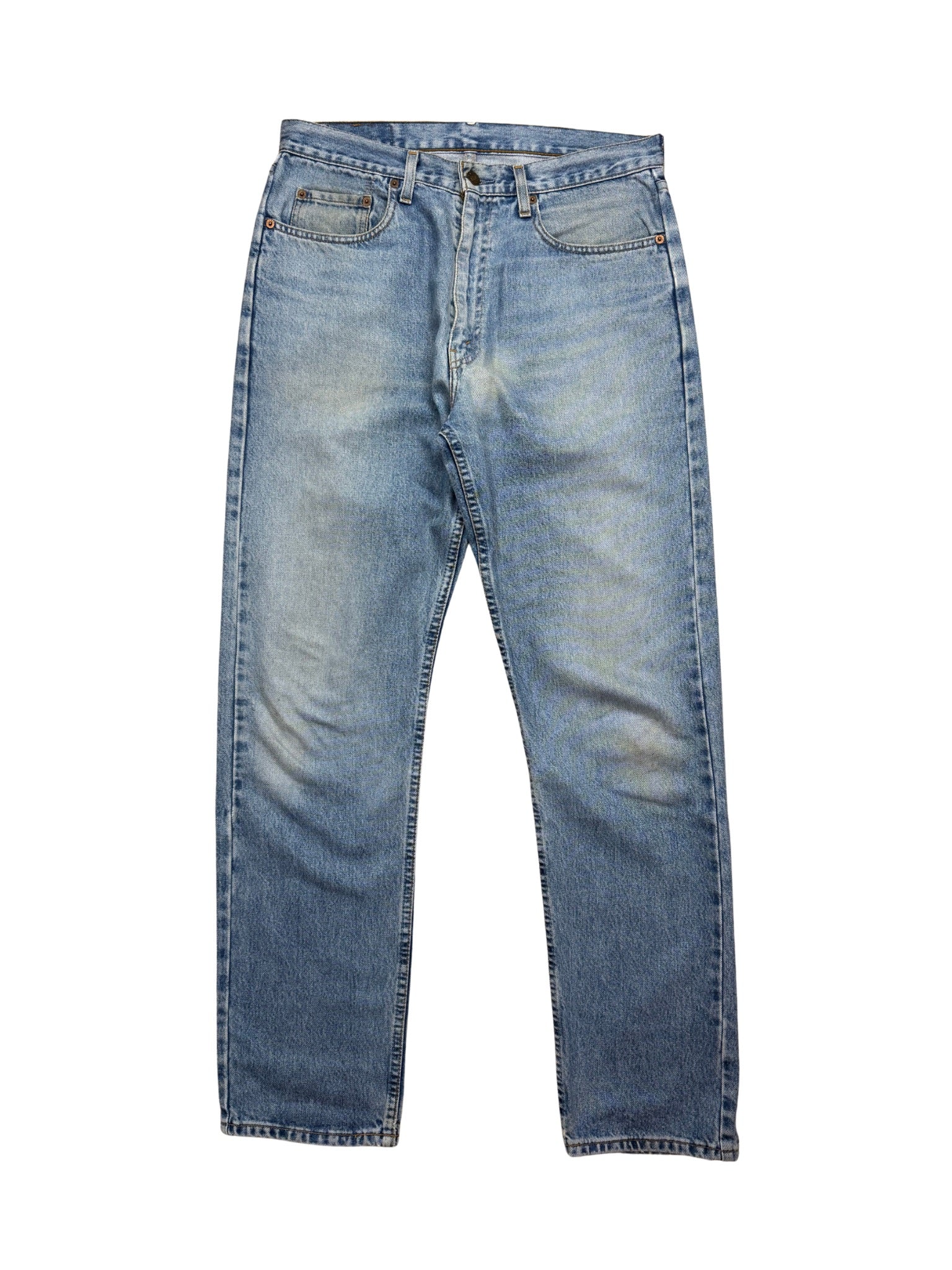Levi’s 501 Orange Tab – Made in USA (90s Light Wash) (33x31)