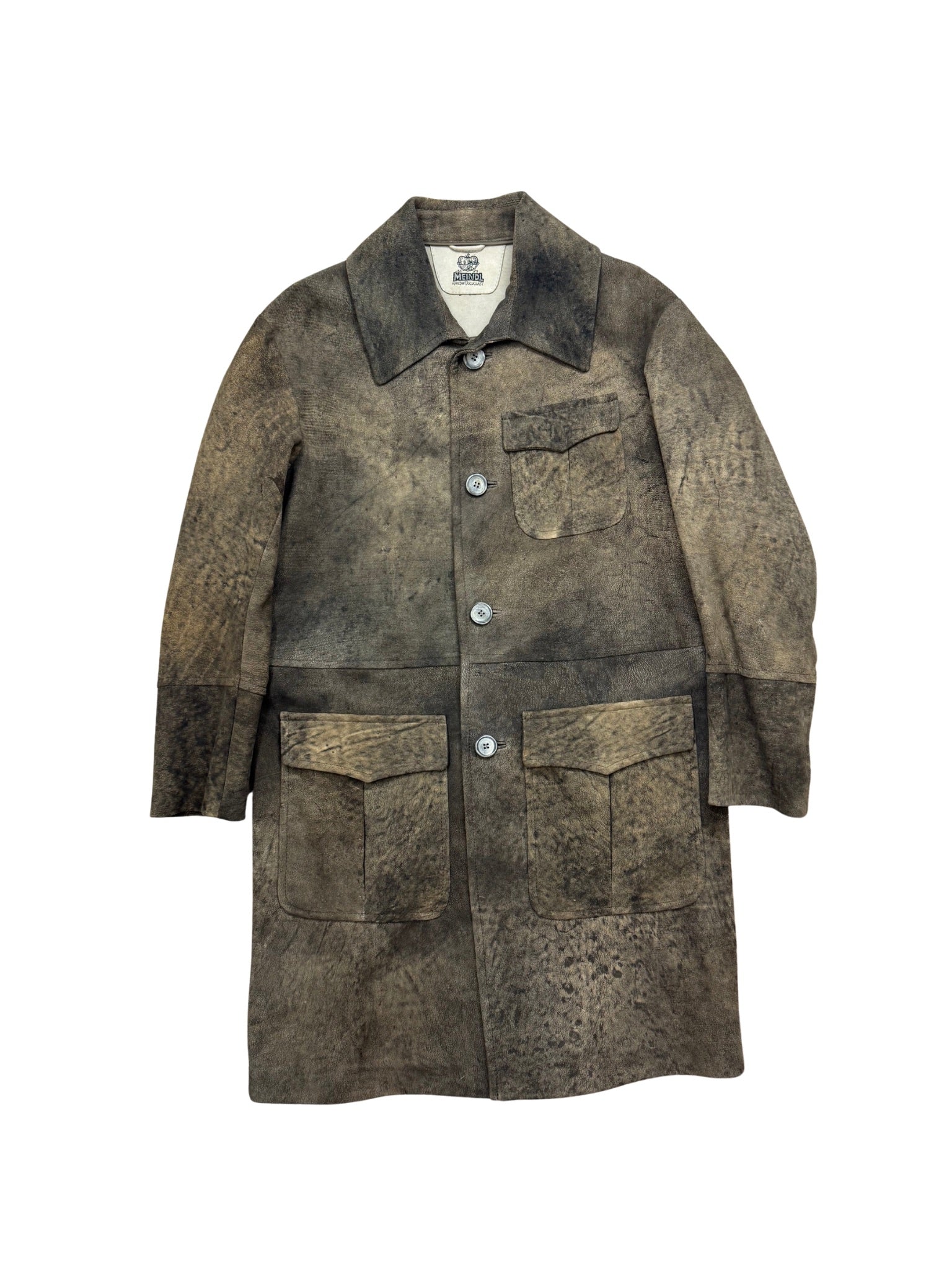 Meindl Sämischleder-Arbeitsmantel, 1960er (L)