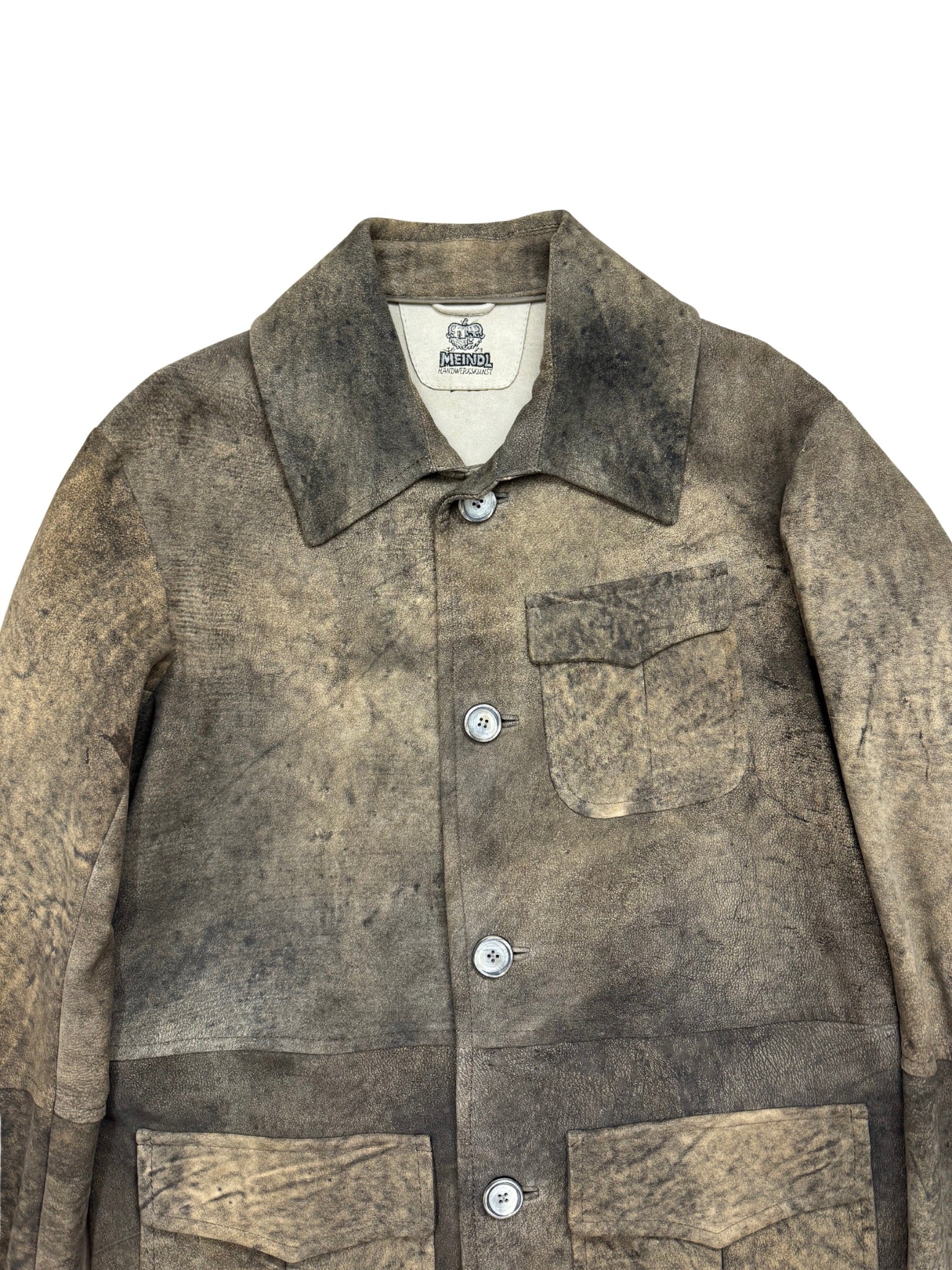 Meindl Sämischleder-Arbeitsmantel, 1960er (L)