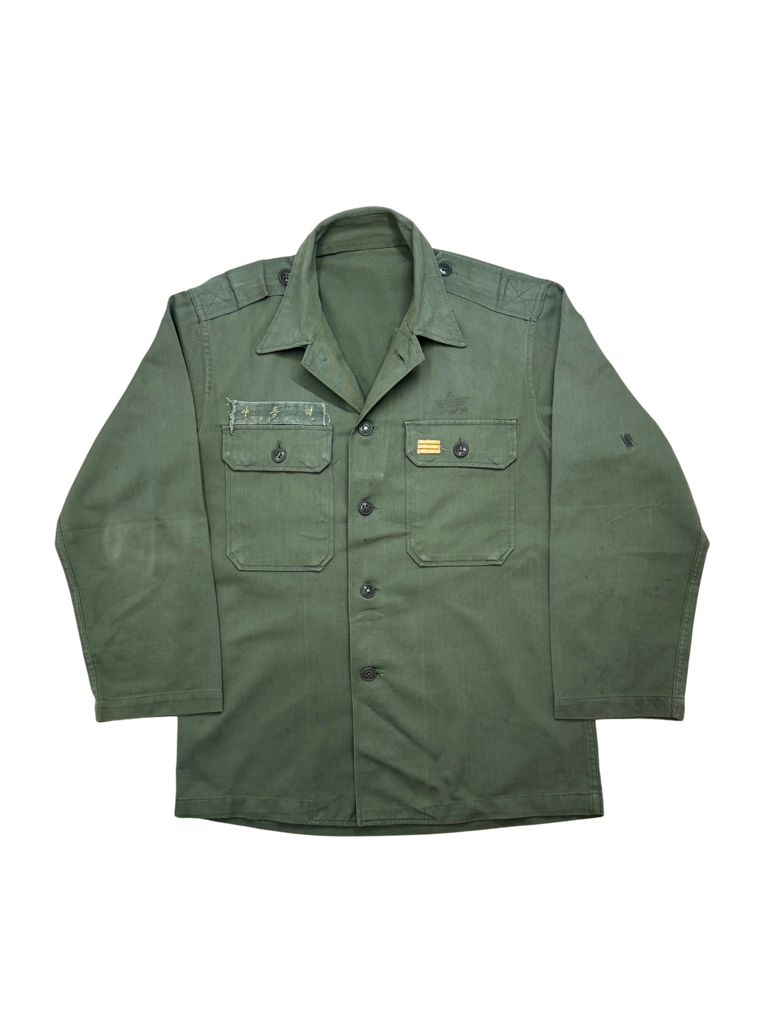 U.S. OG-107 HBT Utility Shirt, Vietnam Early 1960s (M)