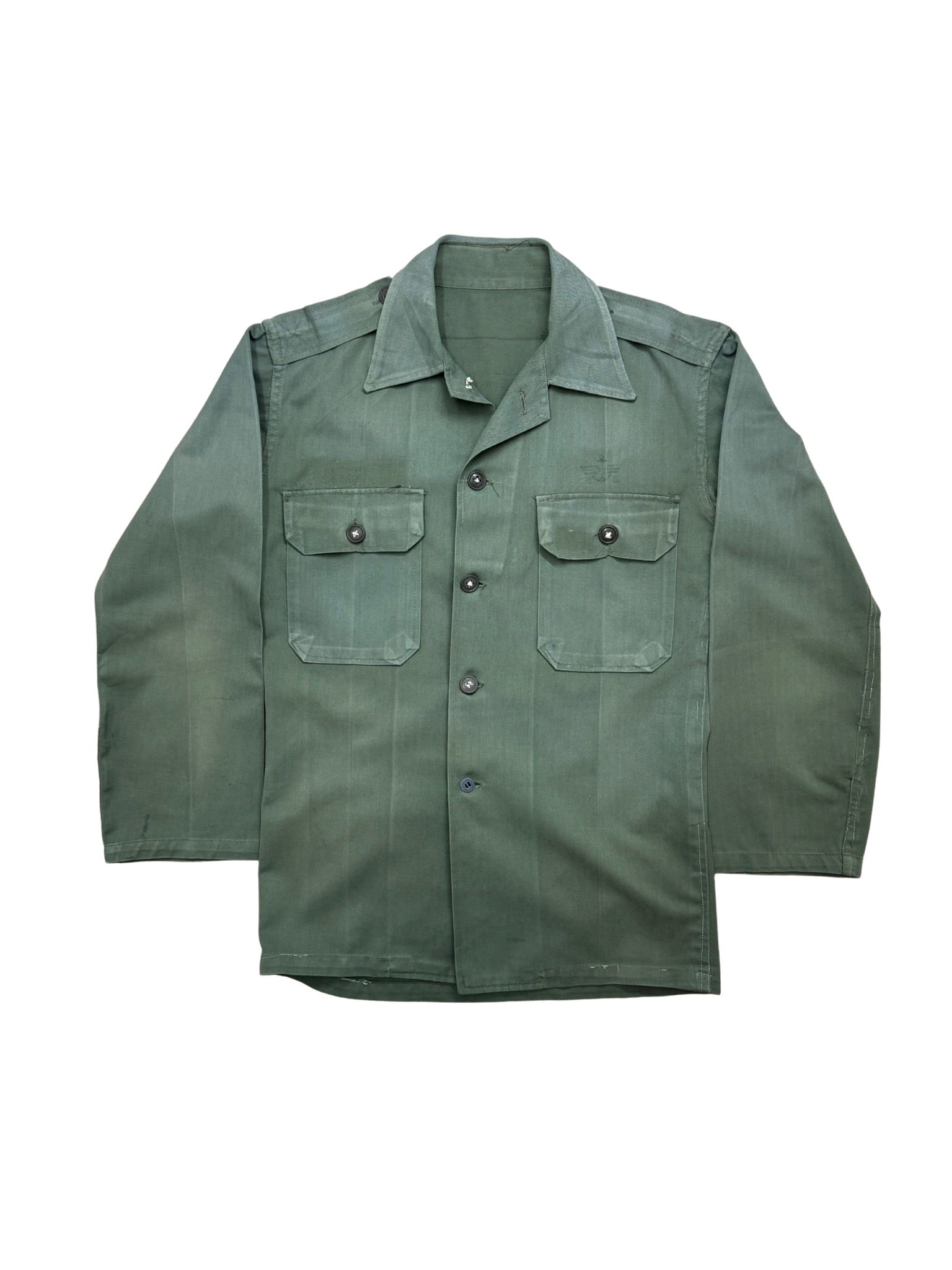 U.S. OG-107 HBT Utility Shirt, Vietnam Early 1960s (S)