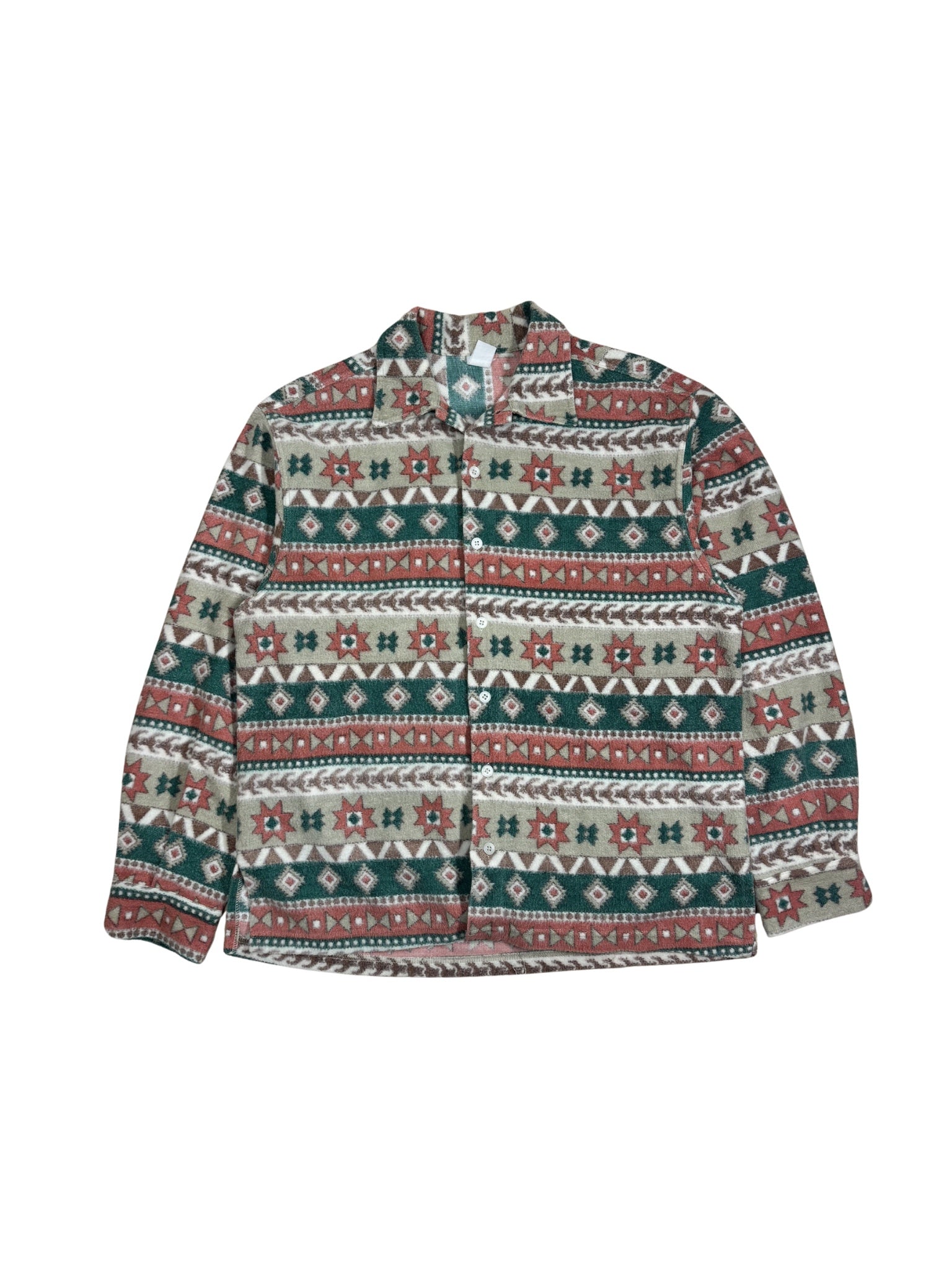 Vintage Overshirt — Lodge Pattern (L/XL)