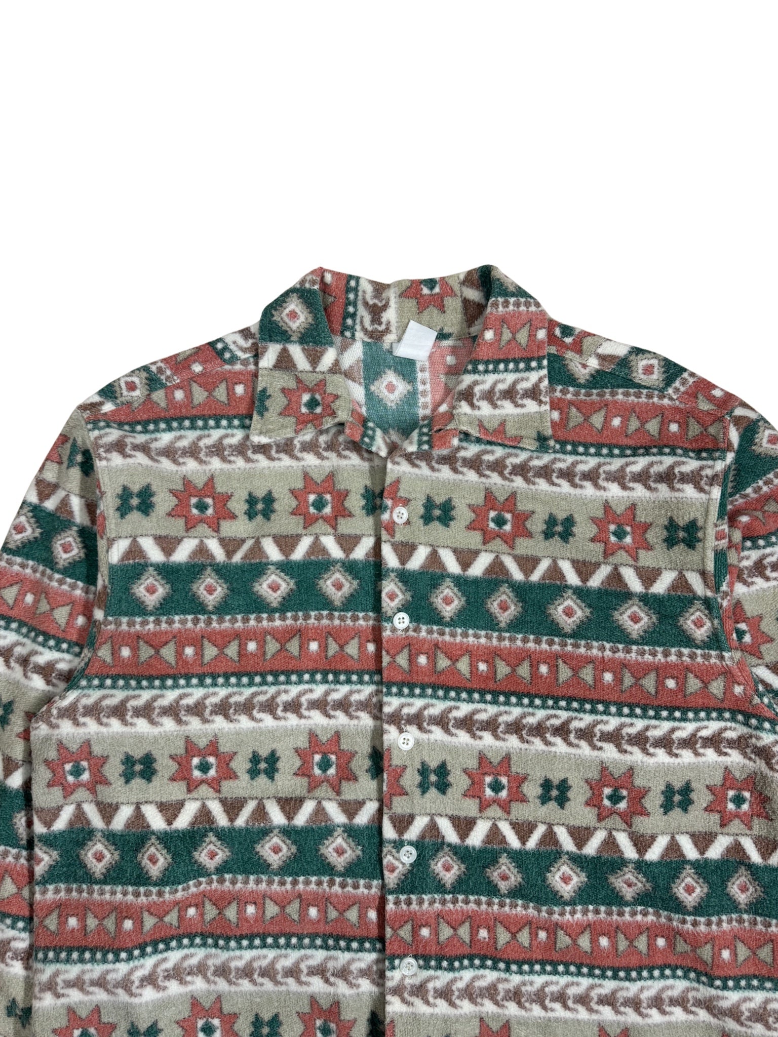 Vintage Overshirt — Lodge Pattern (L/XL)