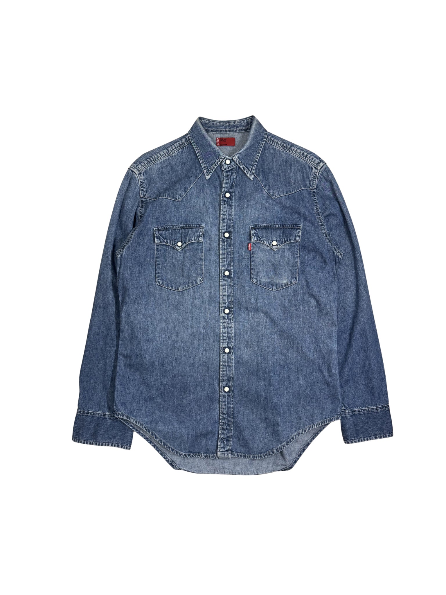 Vintage Levi’s Denim Western Shirt – Red Tab (M)