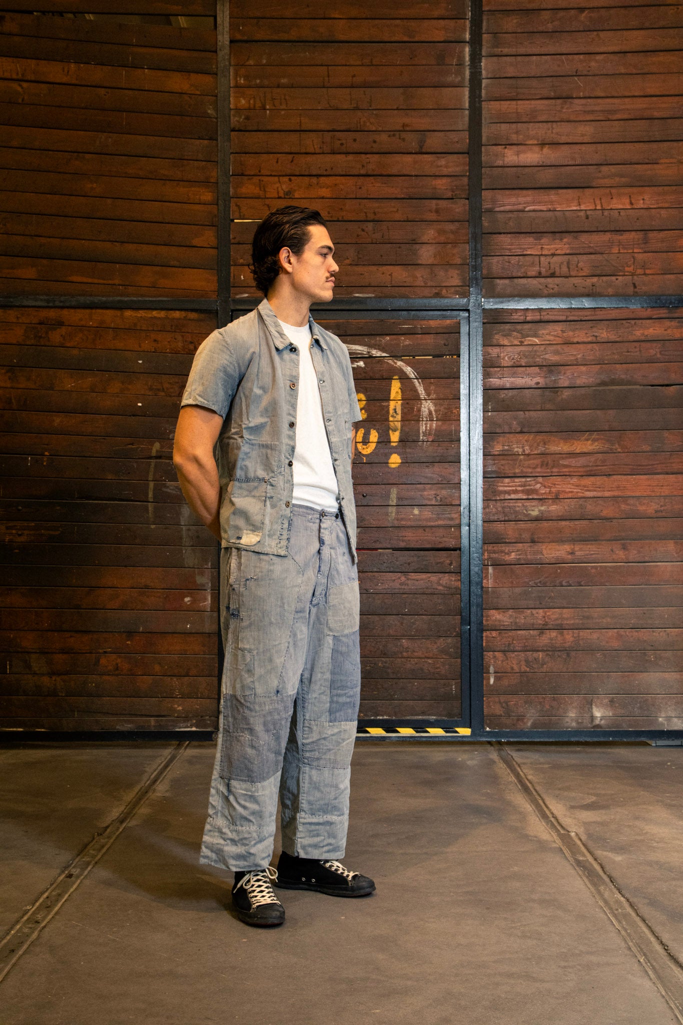 Work Jacket — Hickory Stripe Chemisette, 1930s/40s