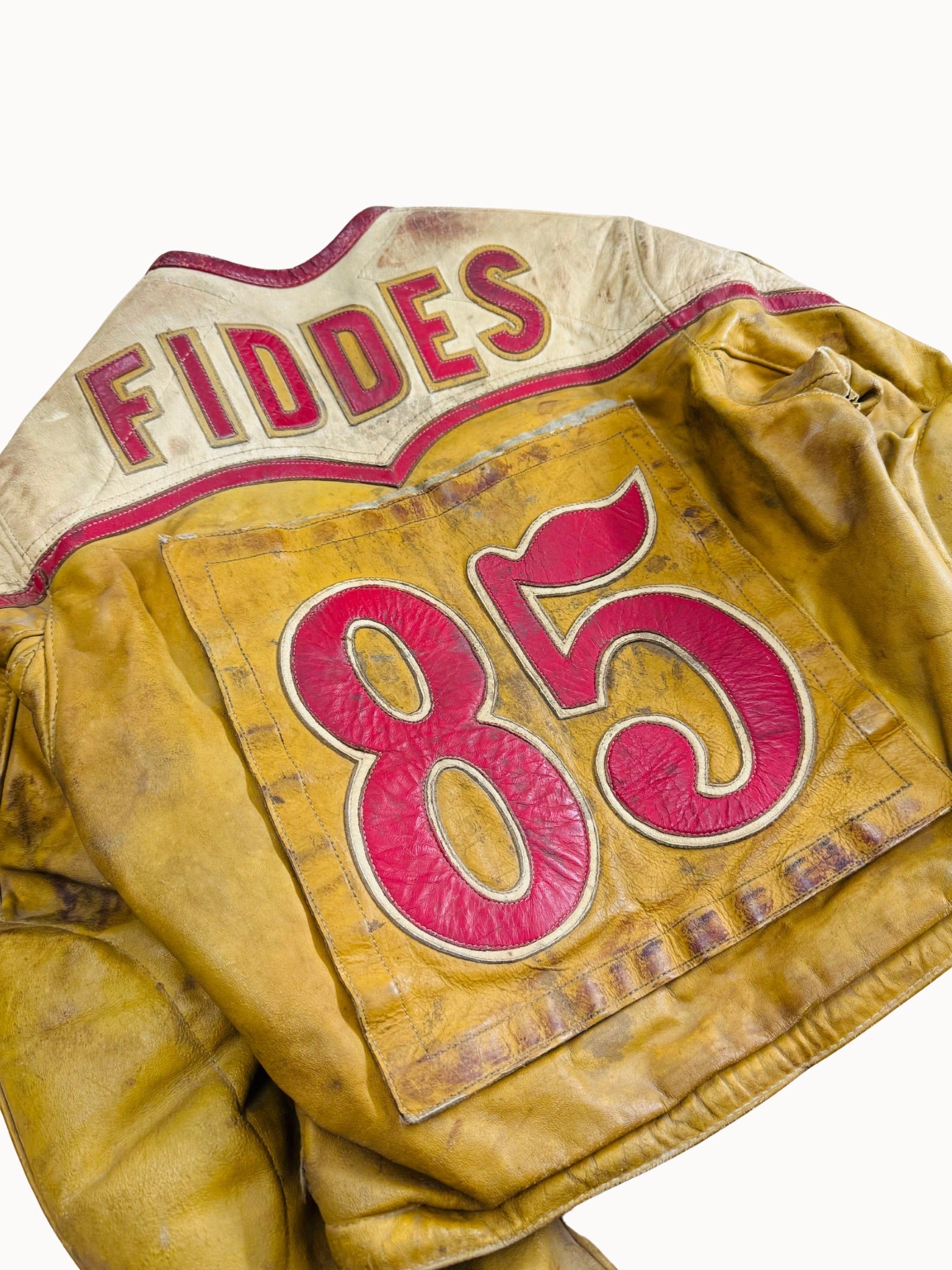 ABC Custom Leathers Speedway Racing Suit – John Fiddes 85, JAWA, 1960s - Shinka