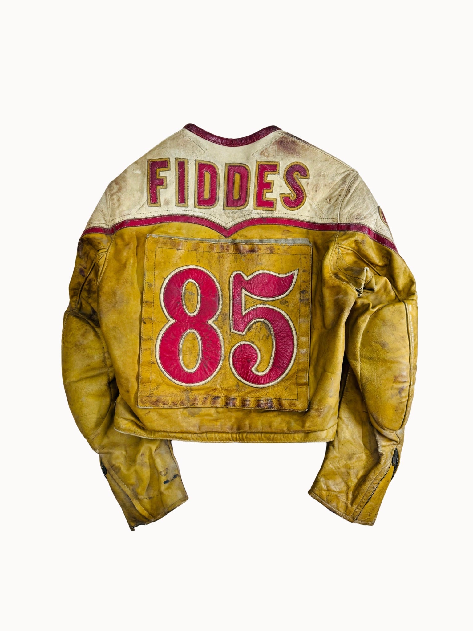 ABC Custom Leathers Speedway Racing Suit – John Fiddes 85, JAWA, 1960s - Shinka