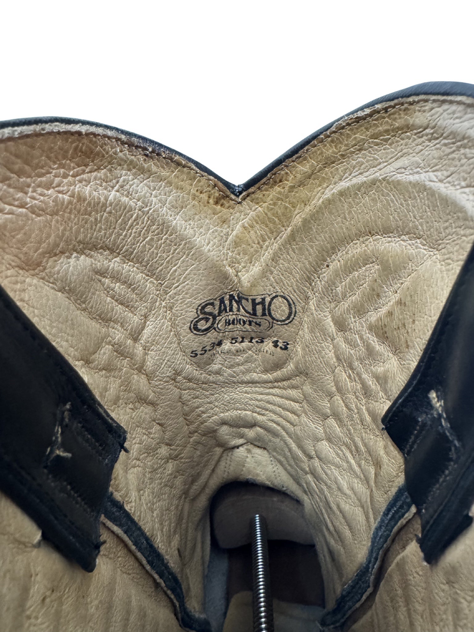 Black Python Western Boots — Sancho, 90s (43) - Shinka