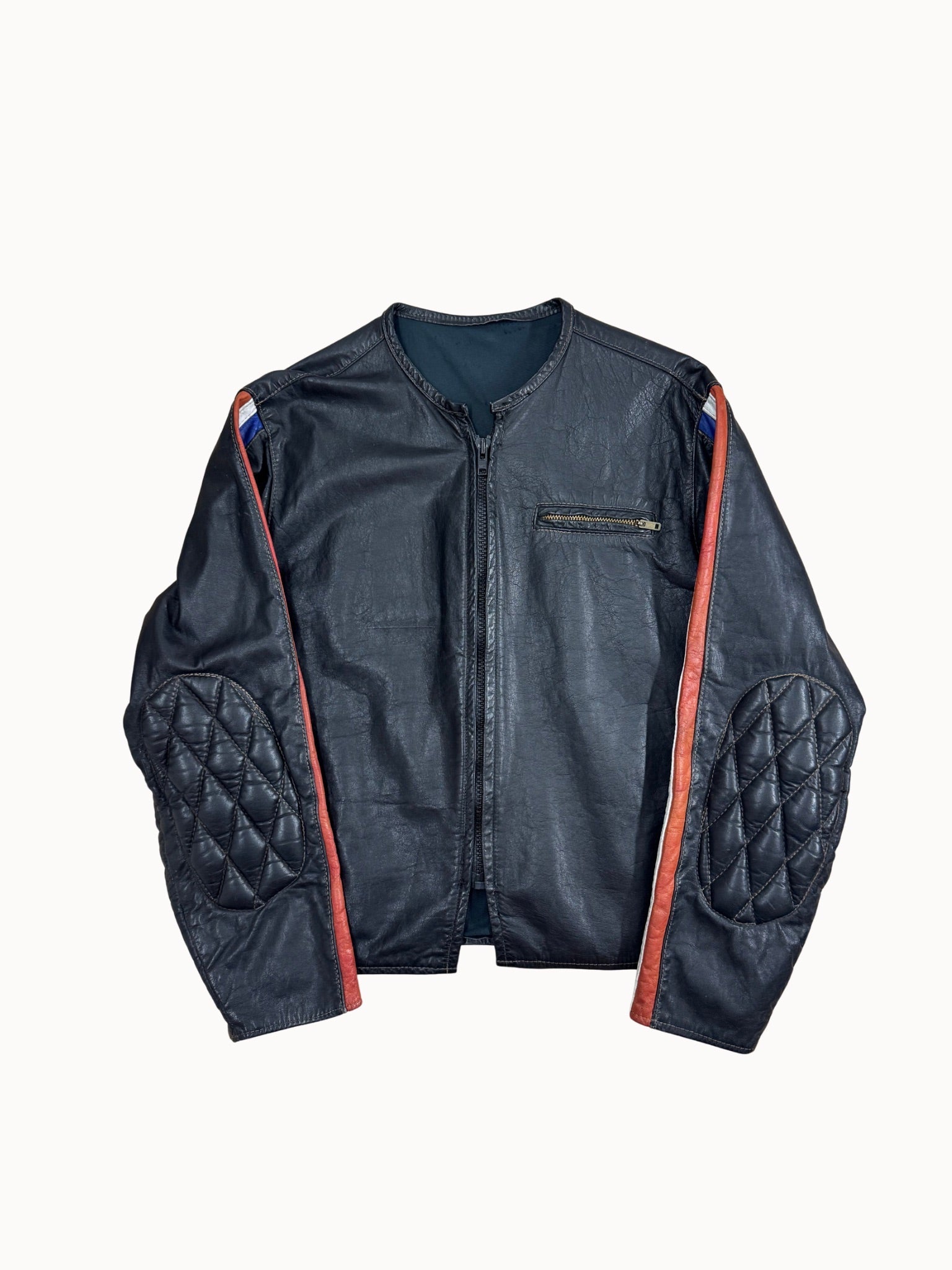 Café Racer Leather Jacket – 1970s (L) - Shinka