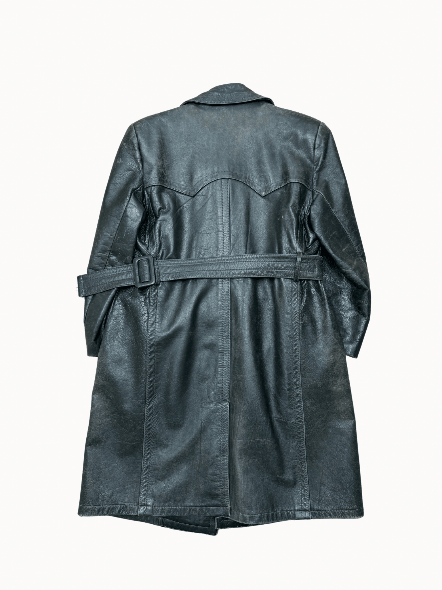 D. Bühren WW2 Leather Coat – 1940s (M/L) - Shinka