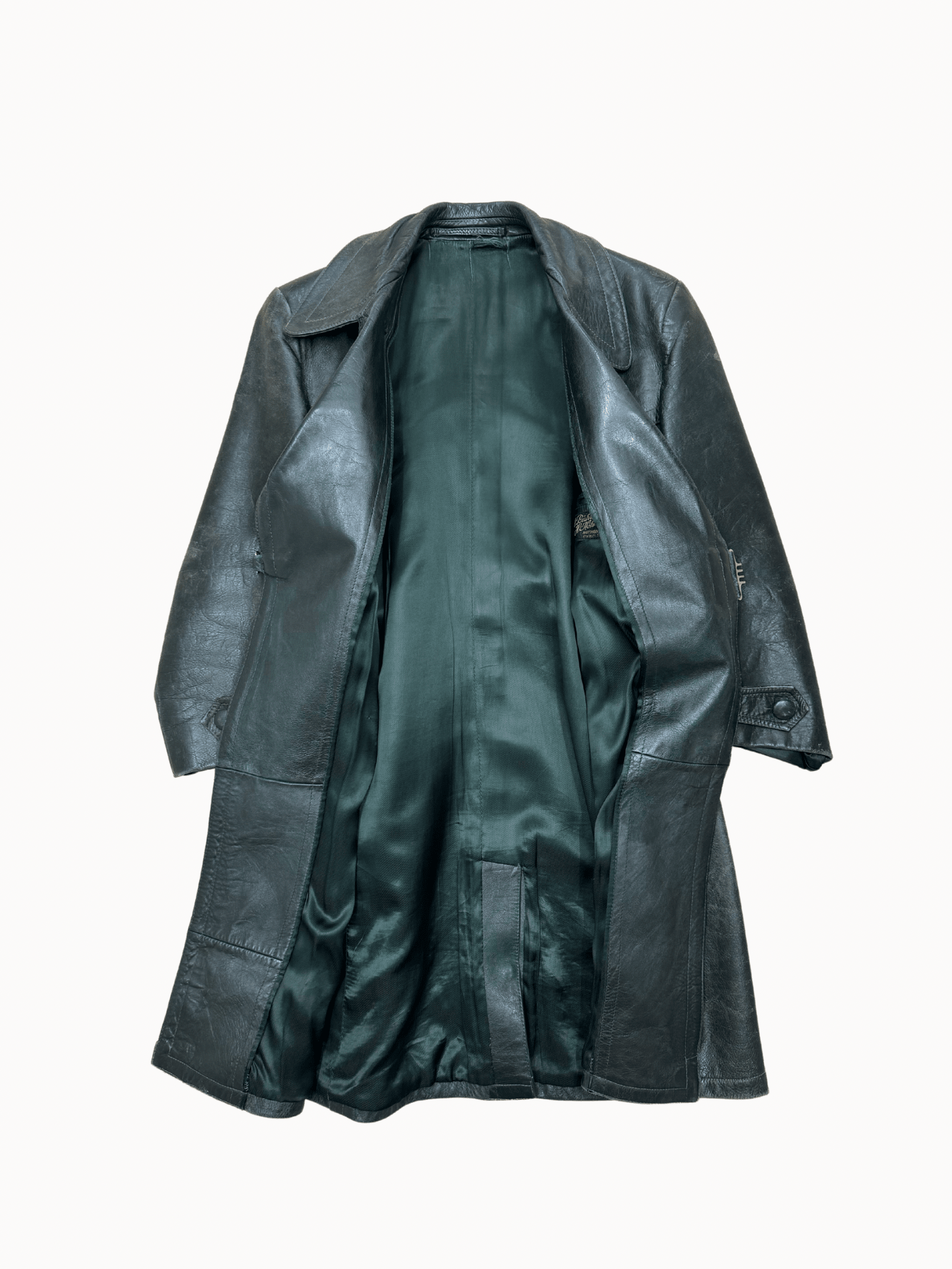 D. Bühren WW2 Leather Coat – 1940s (M/L) - Shinka