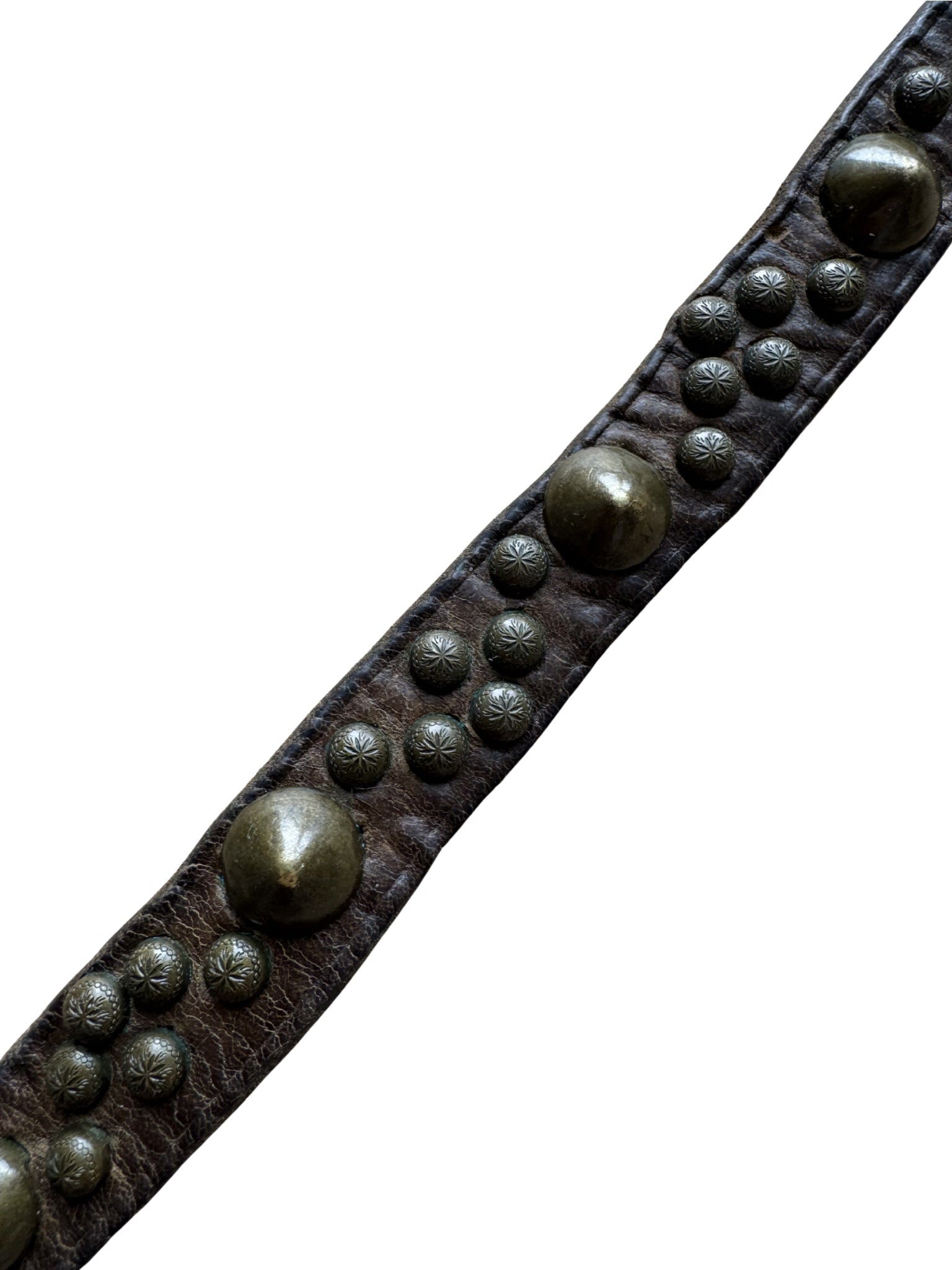 Dukes Finest Artisan Leather Belt – Pyramid & Dome Studs - Shinka