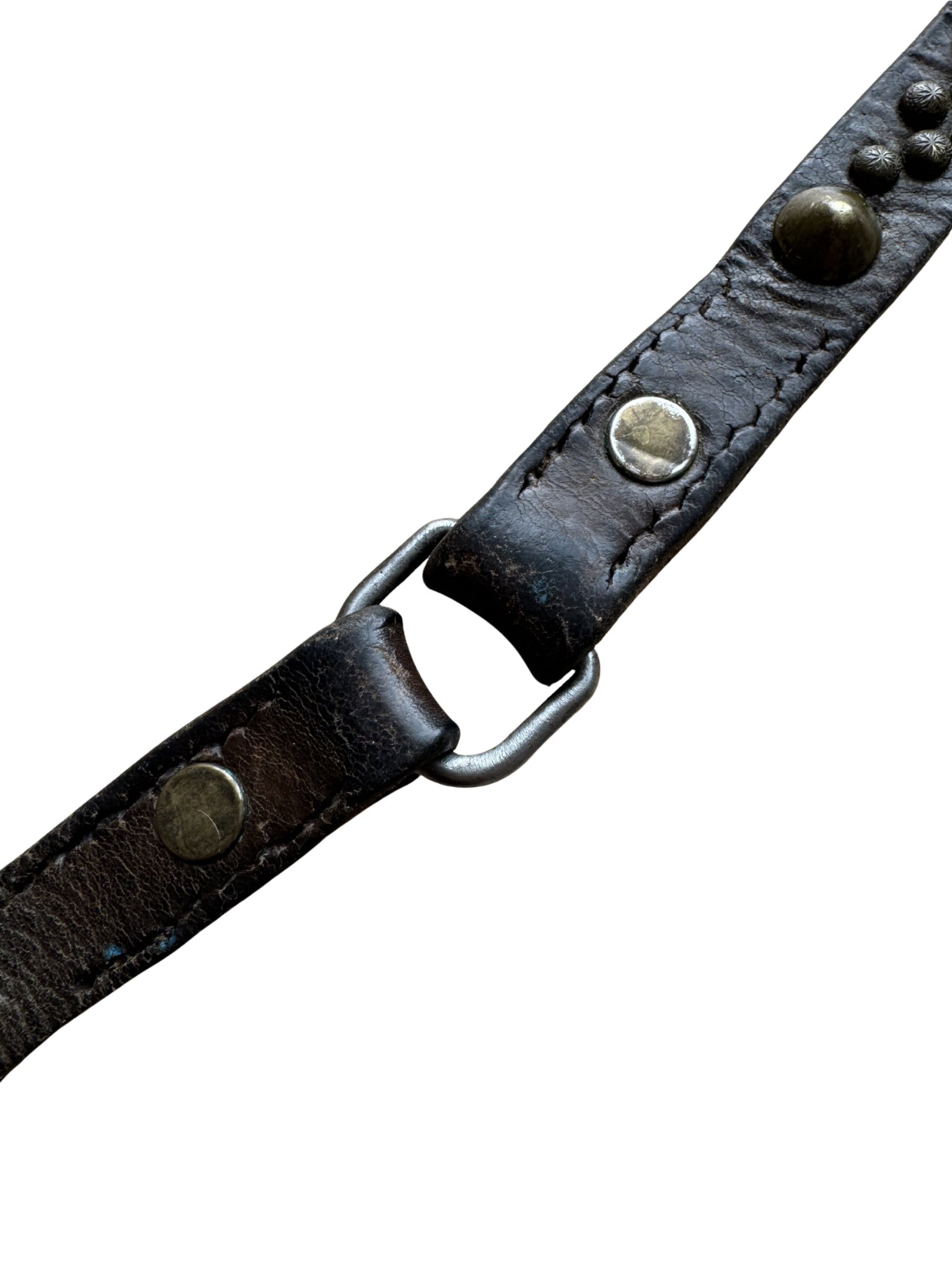 Dukes Finest Artisan Leather Belt – Pyramid & Dome Studs - Shinka
