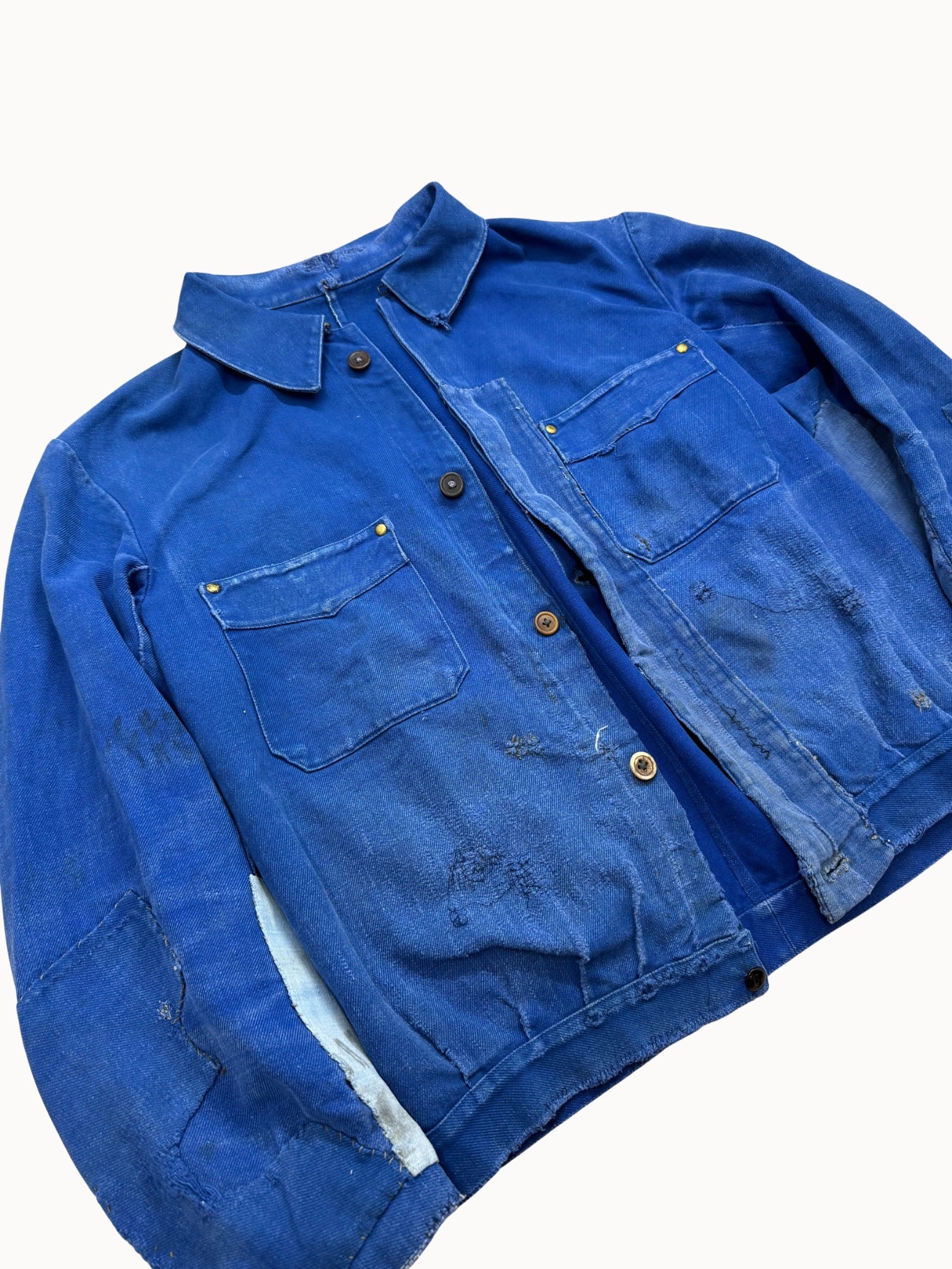 French Chore Jacket — Indigo Twill, 1930s/40s - Shinka