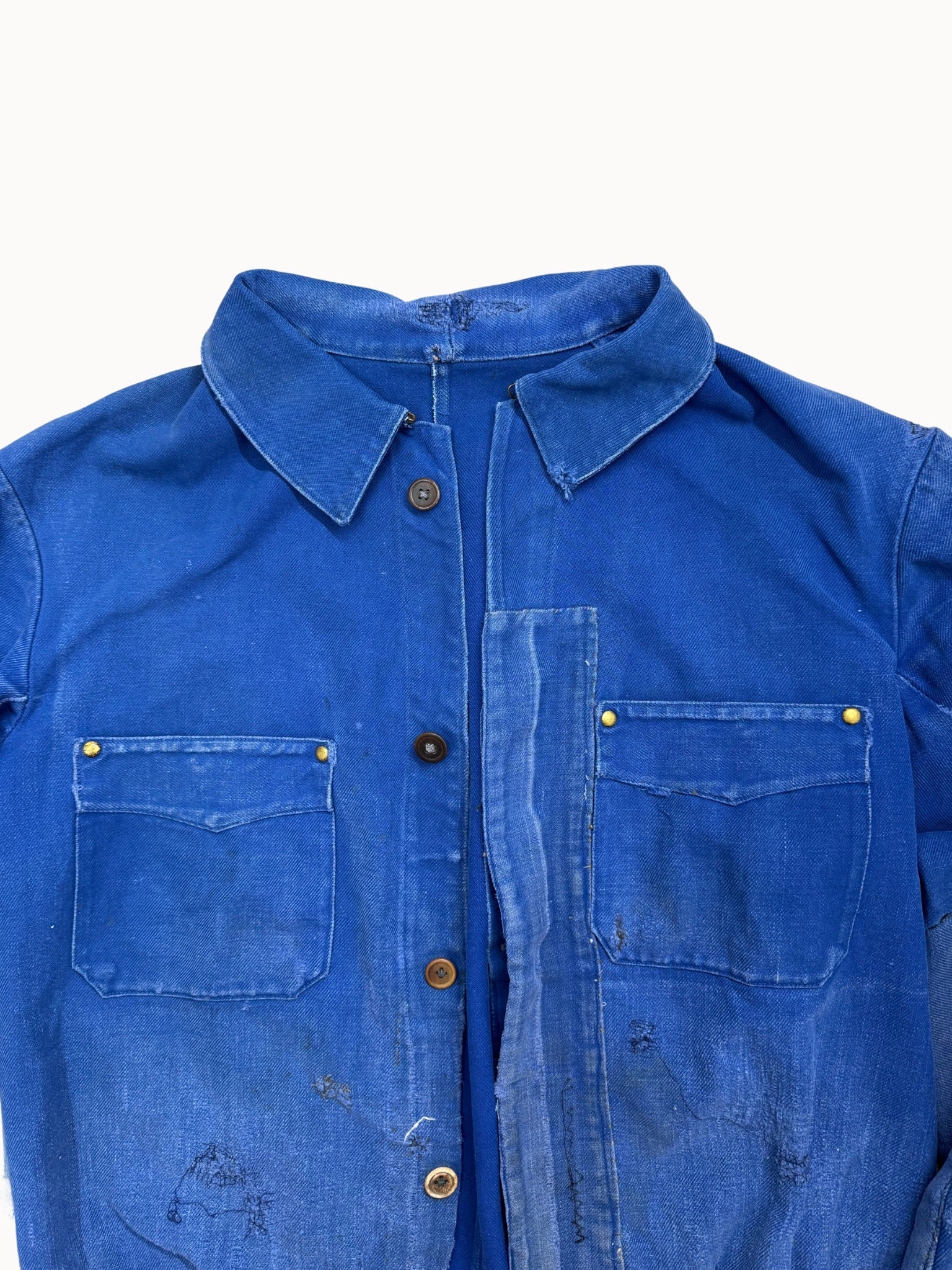 French Chore Jacket — Indigo Twill, 1930s/40s - Shinka