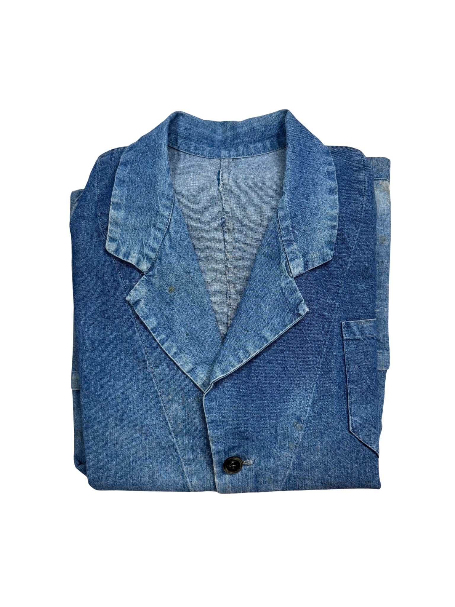 French Denim Blazer – 1960s (L) - Shinka