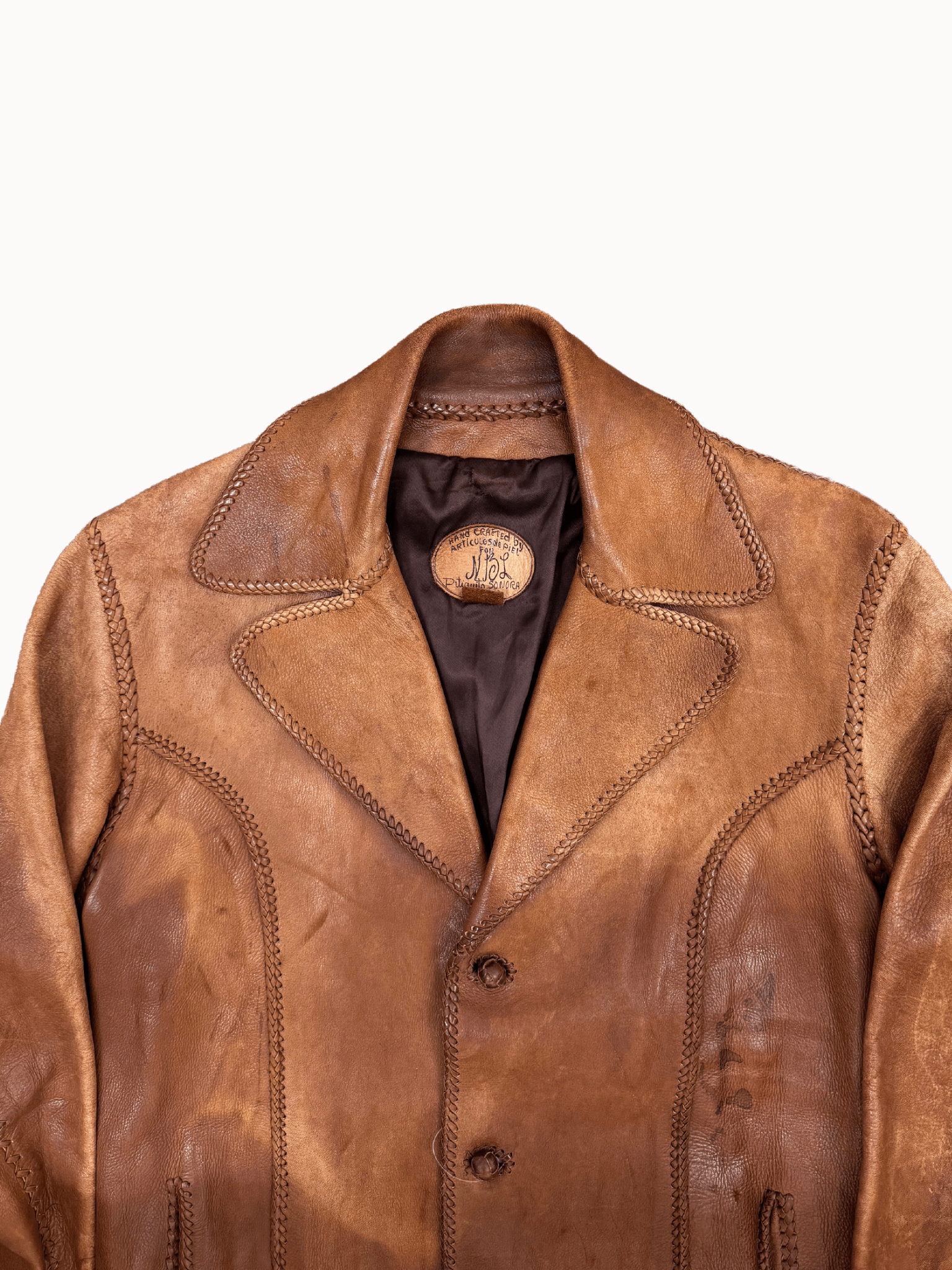 Handmade Leather Jacket Mexico (S/M) - Shinka