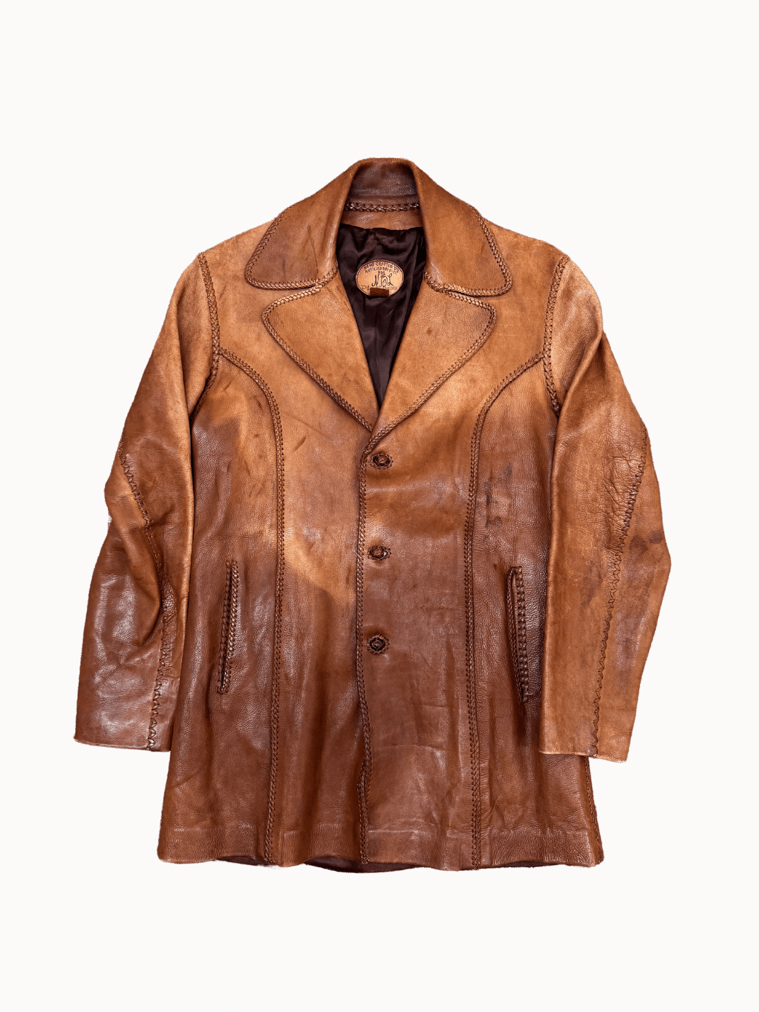 Handmade Leather Jacket Mexico (S/M) - Shinka
