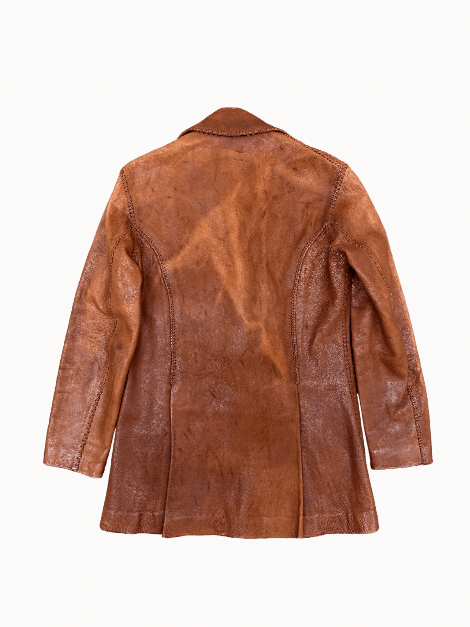 Handmade Leather Jacket Mexico (S/M) - Shinka