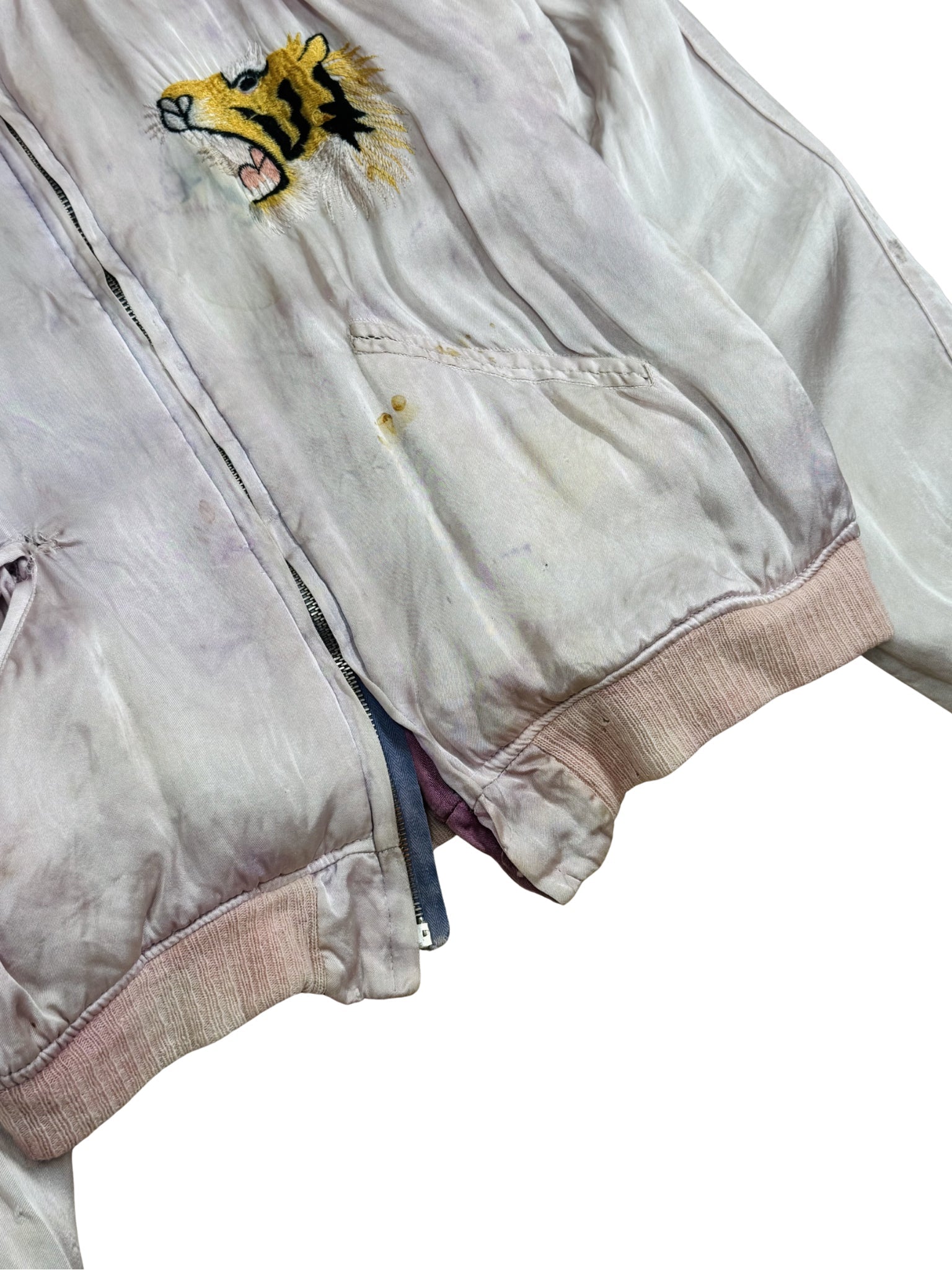 Japan Souvenir Jacket (Sukajan) Reversible Rayon Satin Jacket Japan, ca. 1950–1953 - Shinka