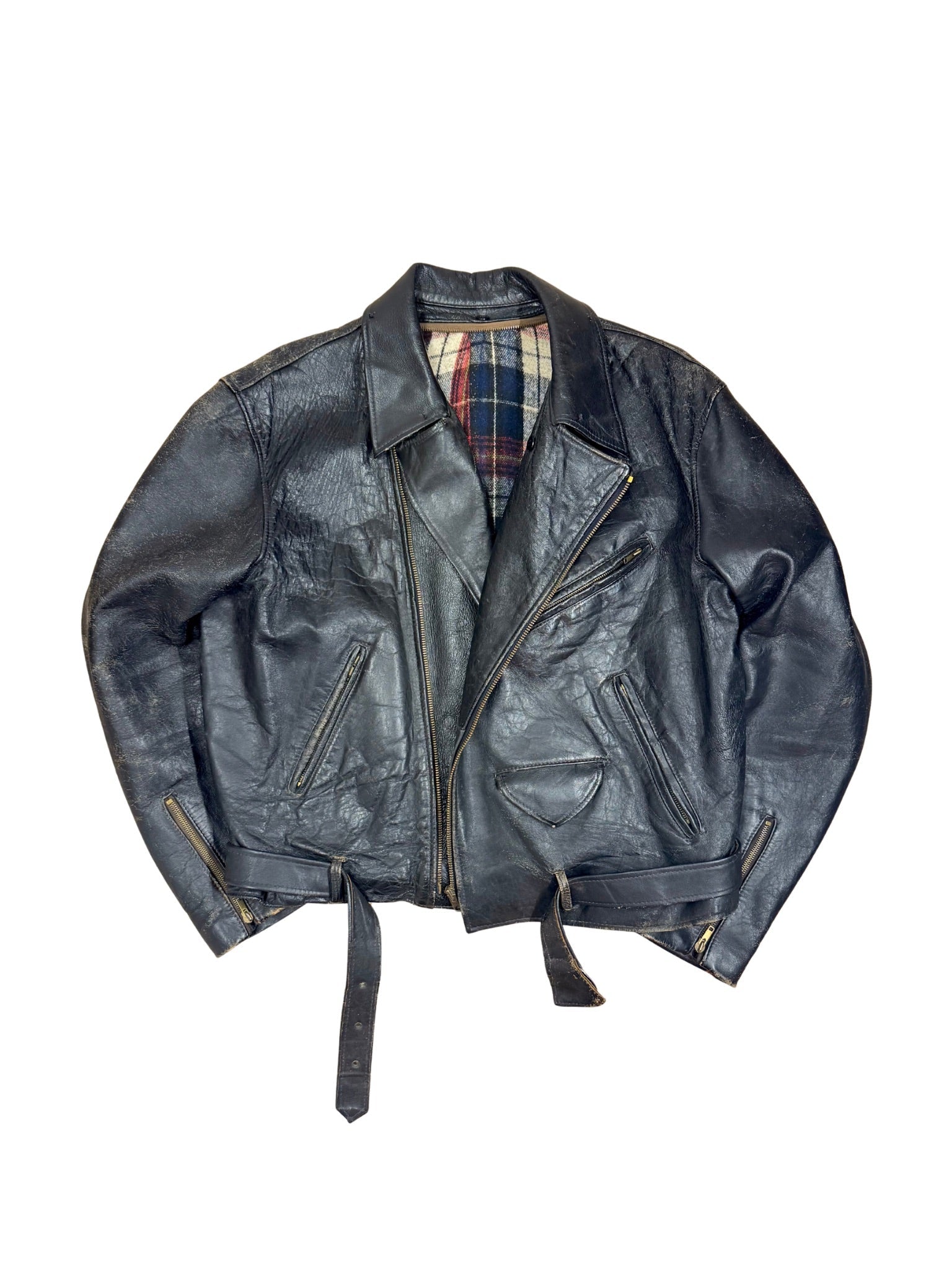 Leather Motorcycle Jacket – 1960s (L) - Shinka