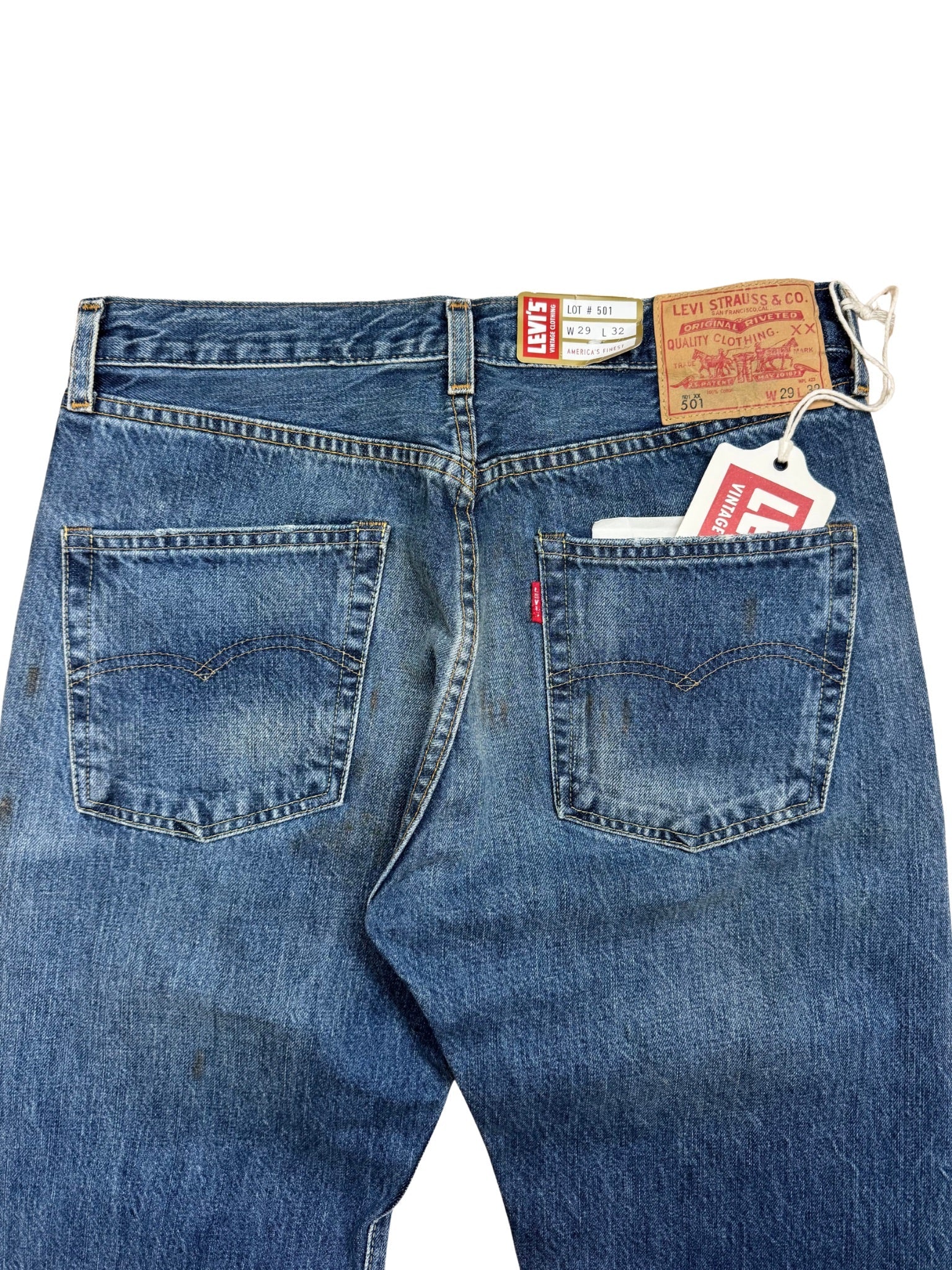 Levi’s Vintage Clothing 501® 1955 Reissue – Selvedge Repair Wash (W29 L32) - Shinka