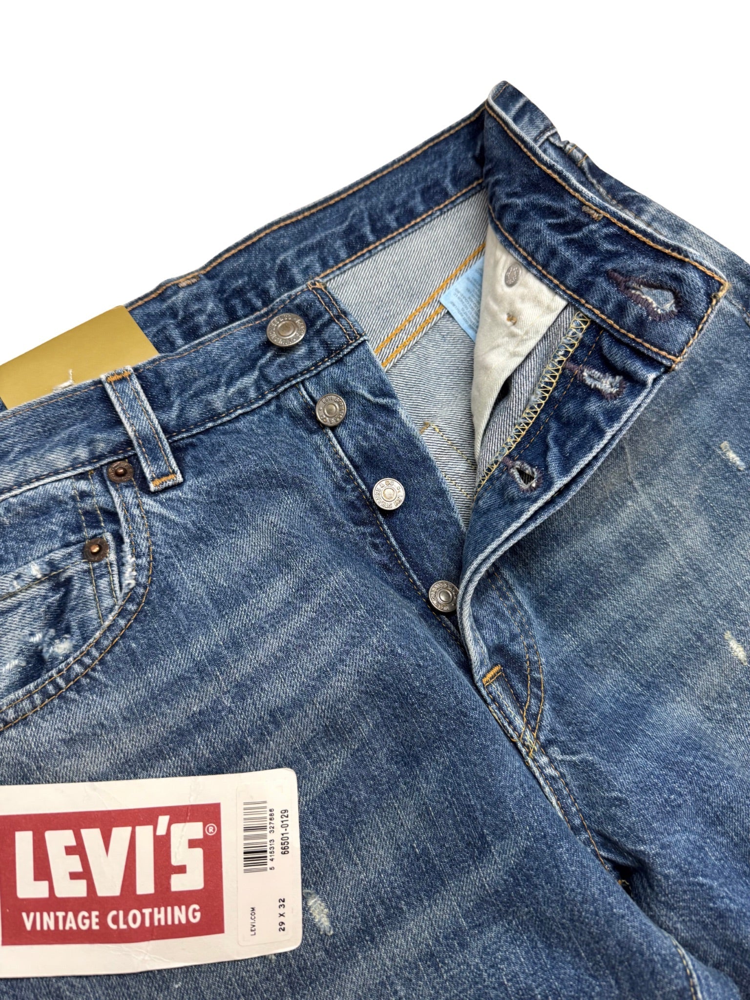 Levi’s Vintage Clothing 501® 1955 Reissue – Selvedge Repair Wash (W29 L32) - Shinka