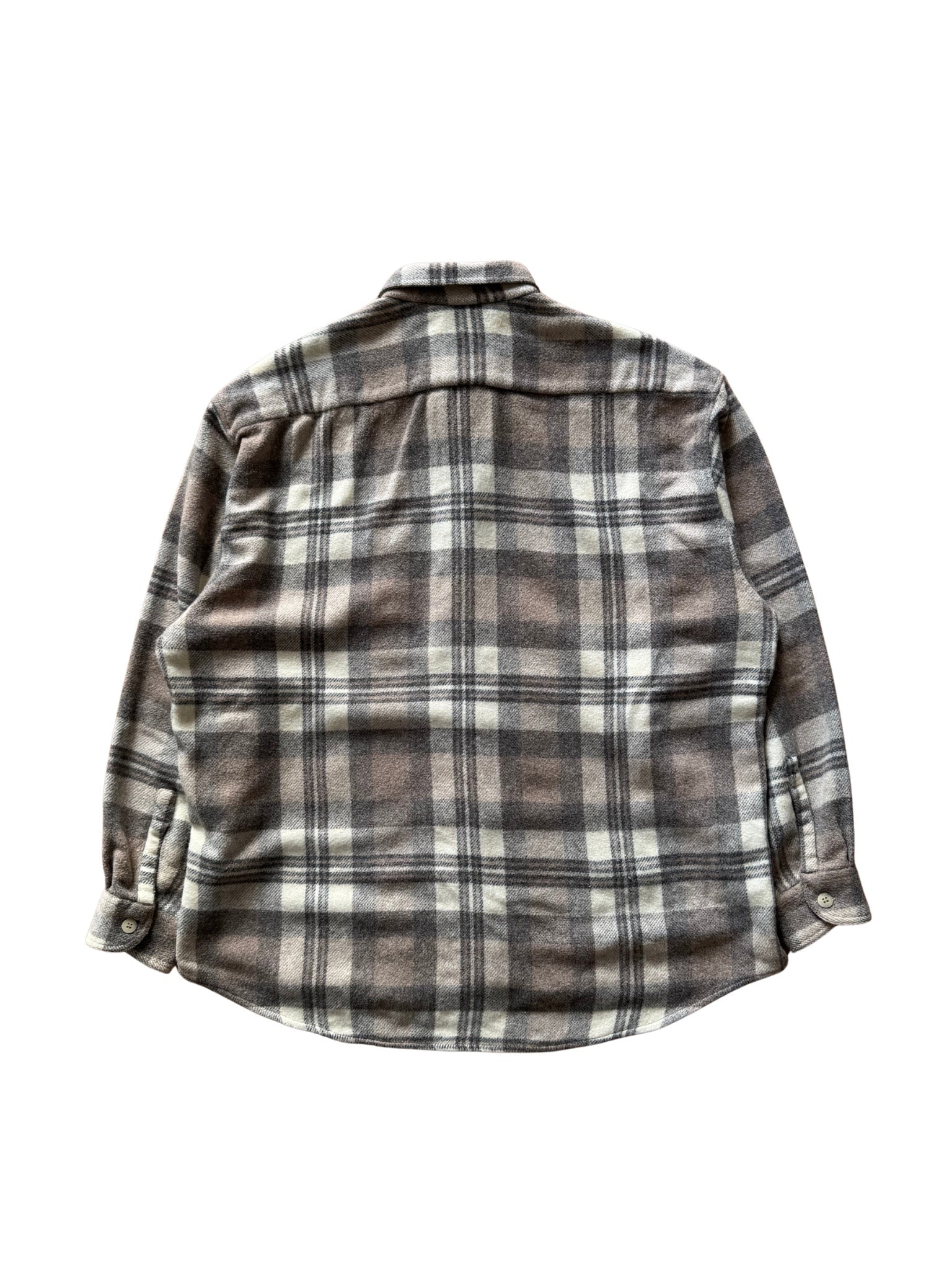 MASH Flannel Shirt – Grey Plaid (XXL) - Shinka