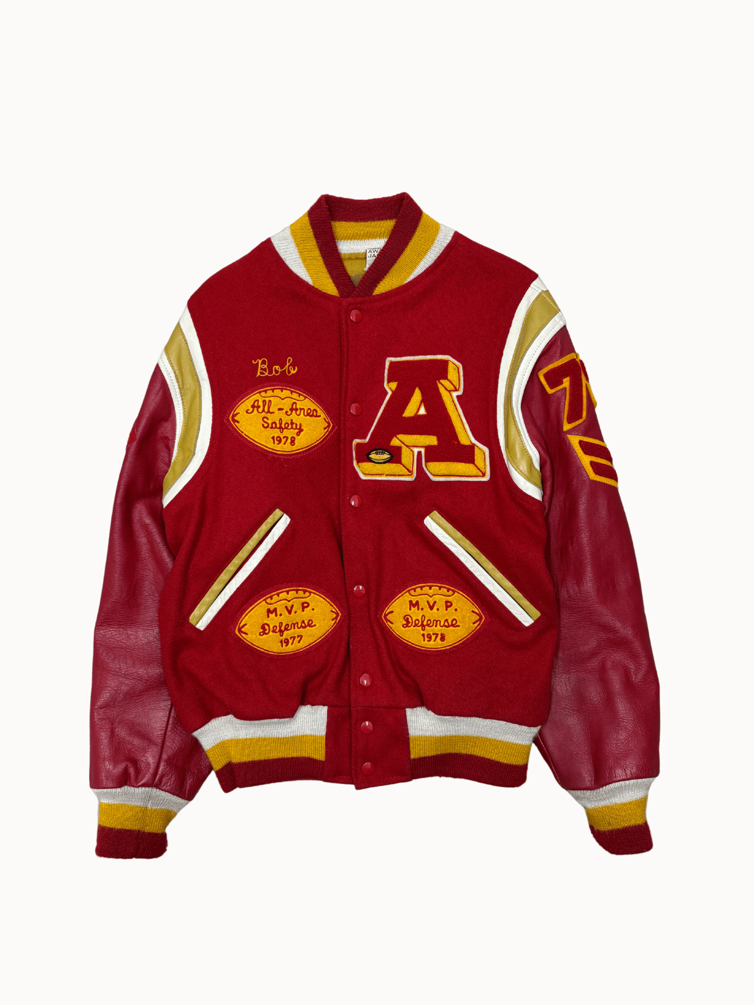 M.V.P. Award Varsity Jacket – Bob Novorita 72, 1977/78 (L) - Shinka