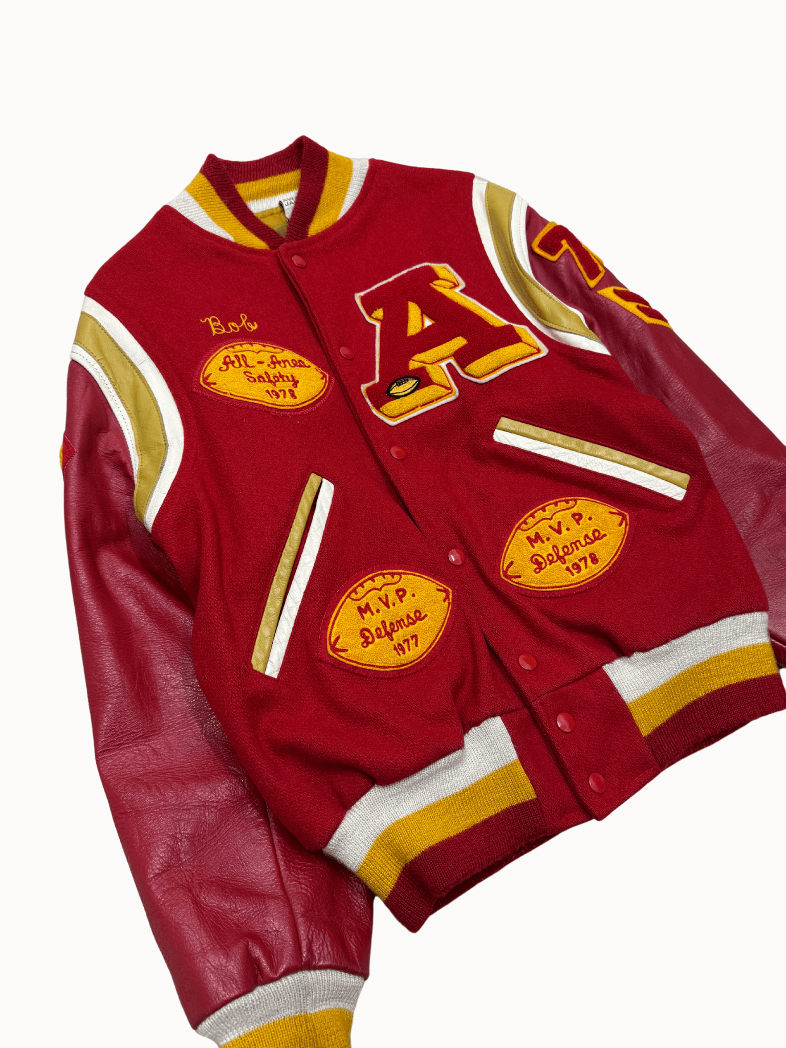 M.V.P. Award Varsity Jacket – Bob Novorita 72, 1977/78 (L) - Shinka