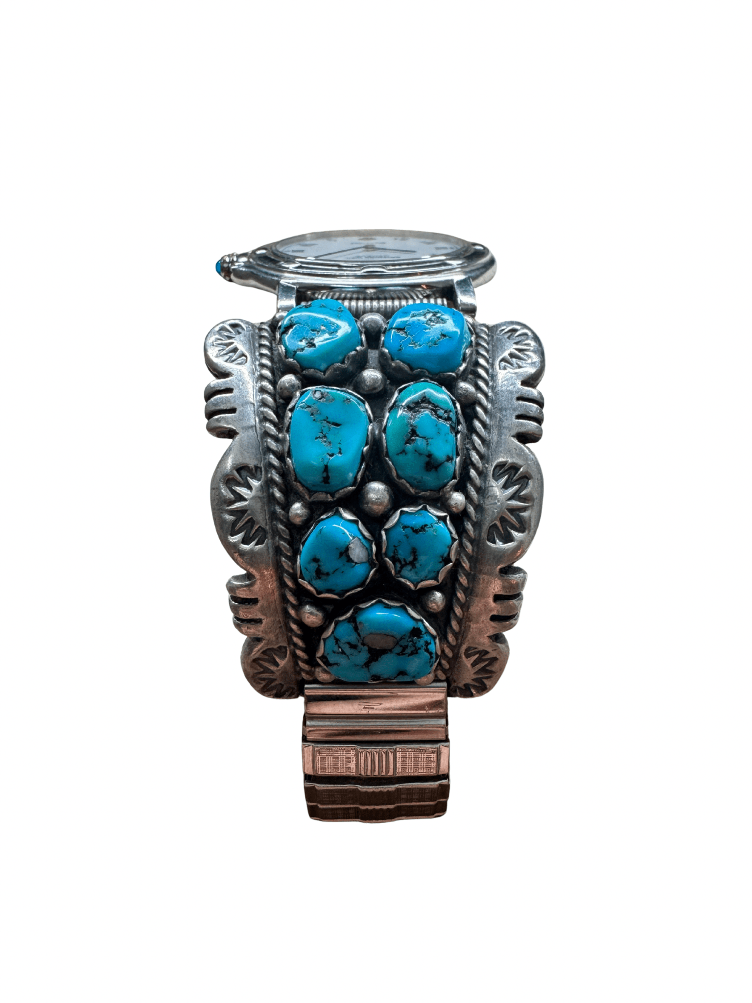 Raymond Weil “Parsifal” Native American Turquoise Cuff - Shinka