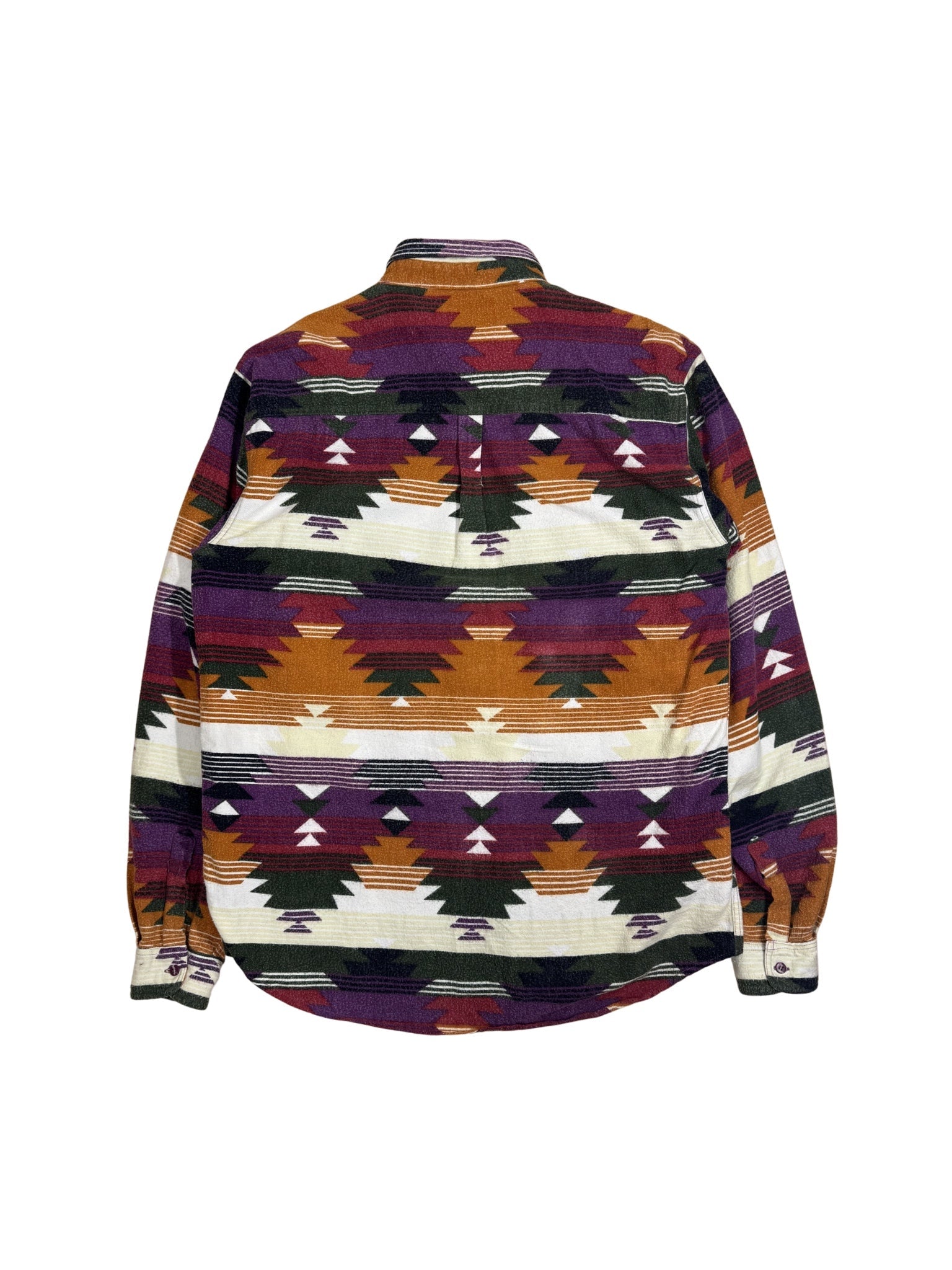 Southwestern Flannel Shirt — Desert Purple (XL) - Shinka